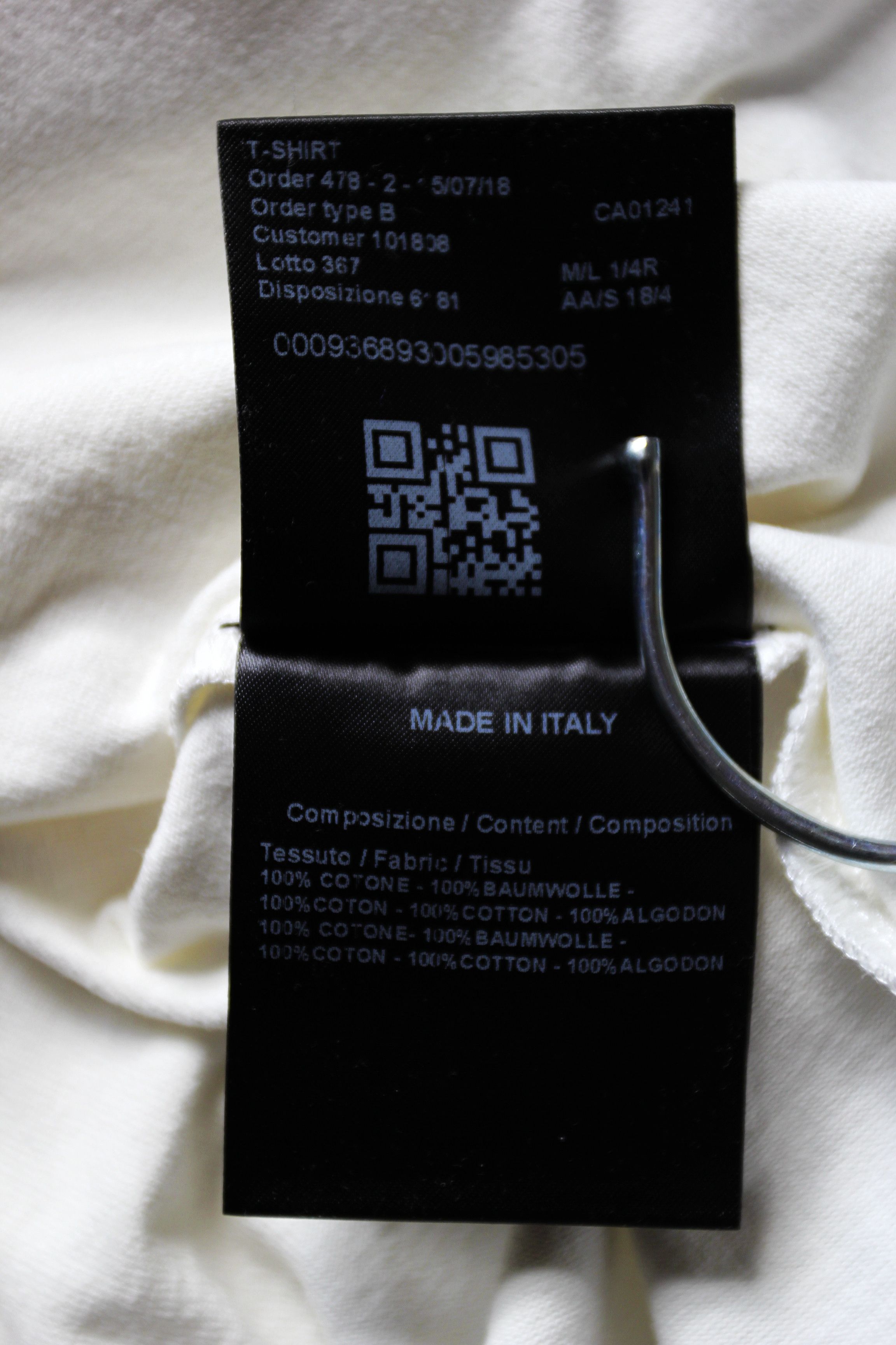 Calvin Klein 205W39NYC BNWT AW18 CALVIN KLEIN 205W39NYC PRINTED INSERTS TSHIRT L Size US L / EU 52-54 / 3 - 12 Thumbnail