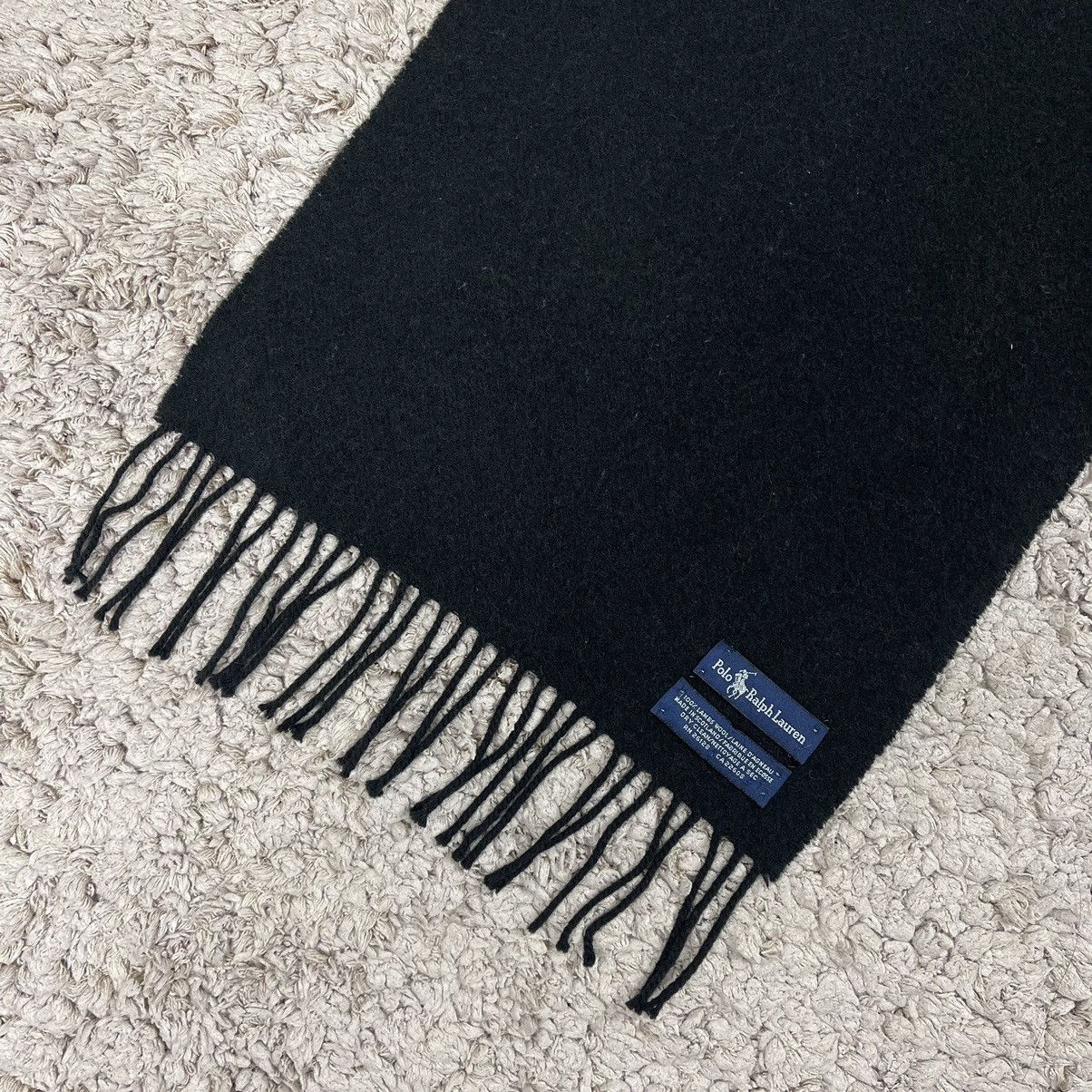 Vintage Vintage Polo Ralph Lauren Small Pony Wool Scarf/Muffler Size ONE SIZE - 5 Thumbnail