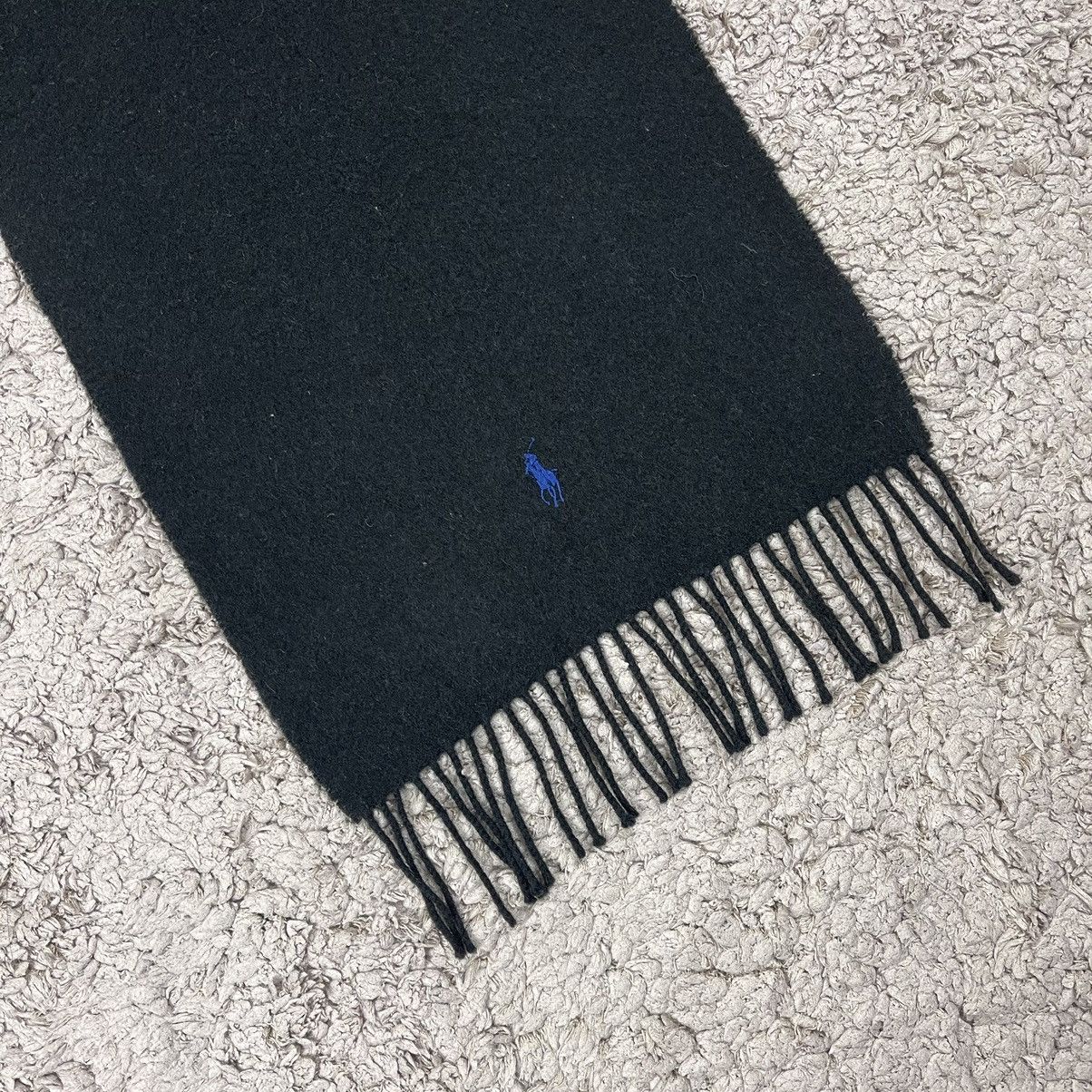 Vintage Vintage Polo Ralph Lauren Small Pony Wool Scarf/Muffler Size ONE SIZE - 4 Thumbnail
