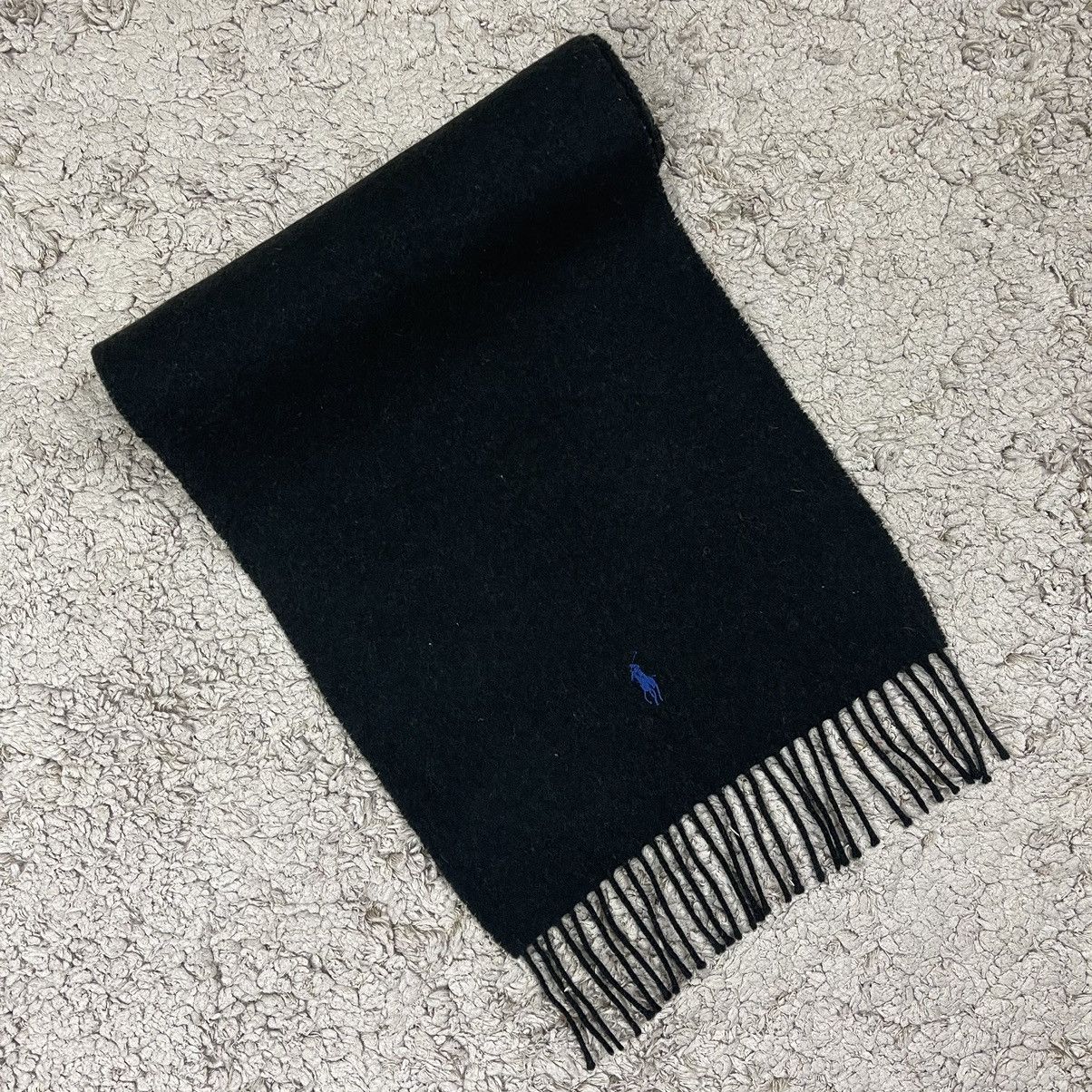 Vintage Vintage Polo Ralph Lauren Small Pony Wool Scarf/Muffler Size ONE SIZE - 1 Thumbnail
