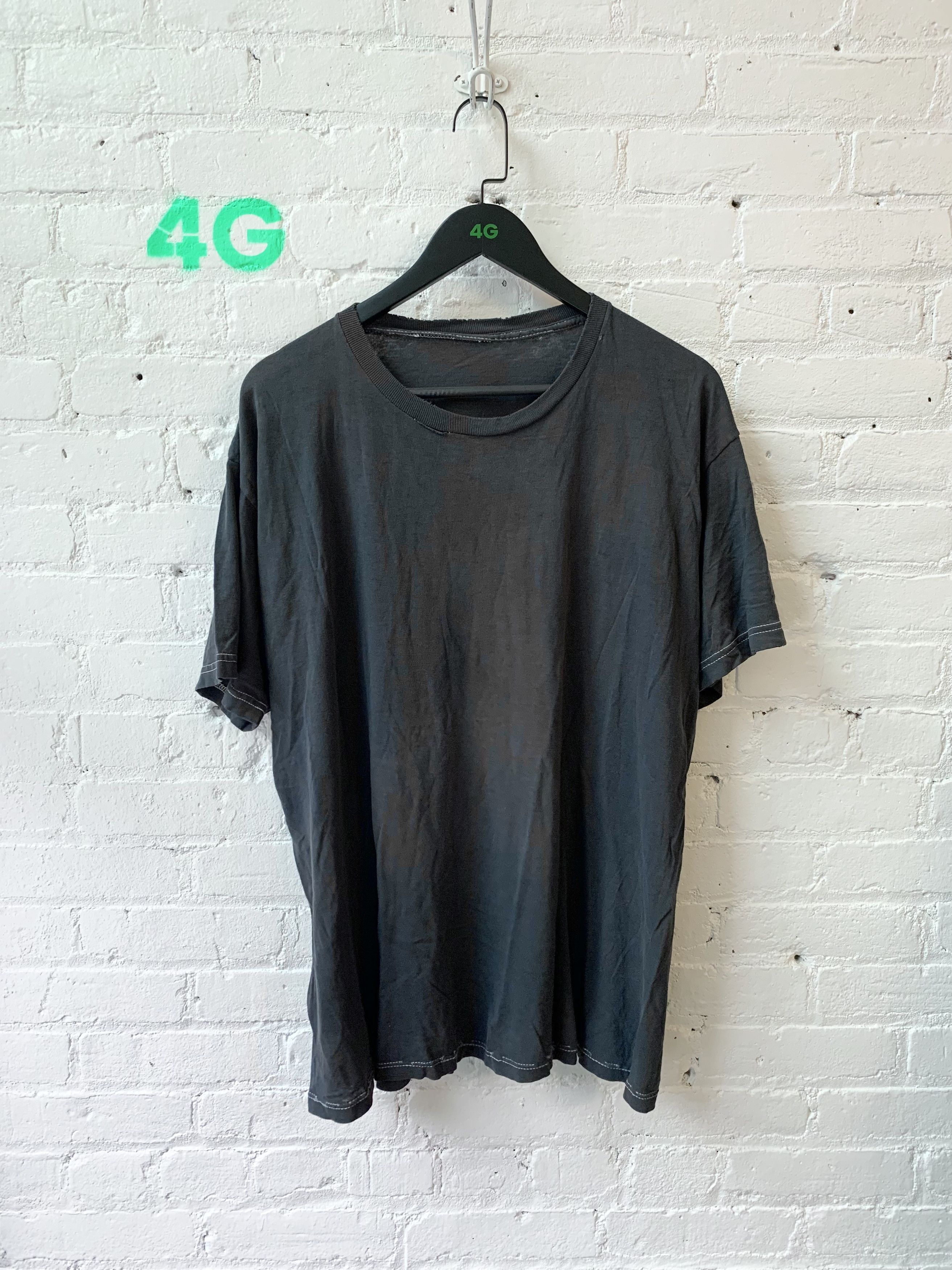 Vintage Thrashed Grey Tee Single stitch Sz L