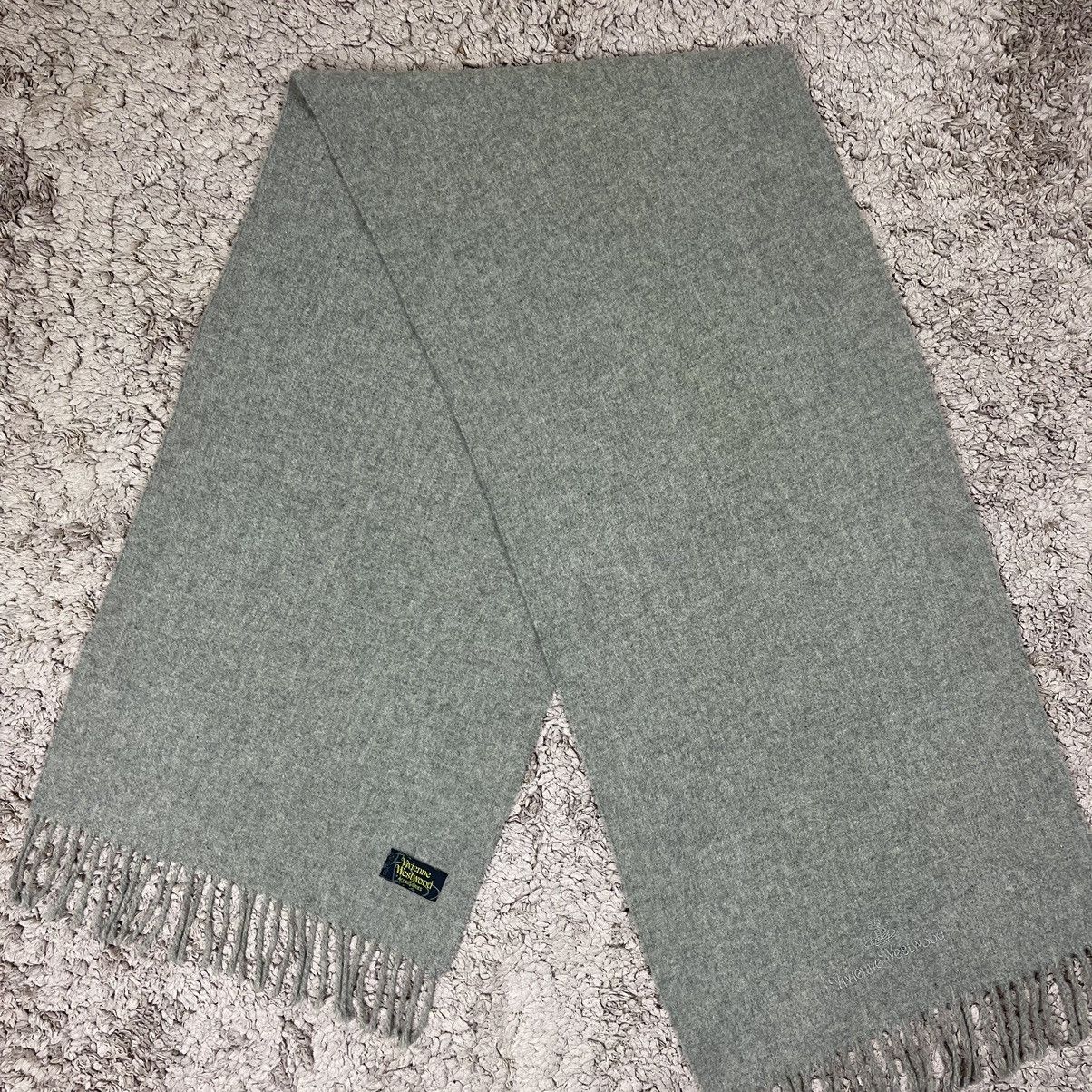 Vivienne Westwood Vintage Vivienne Westwood Wool Grey Scarf/Muffler Size ONE SIZE - 3 Thumbnail