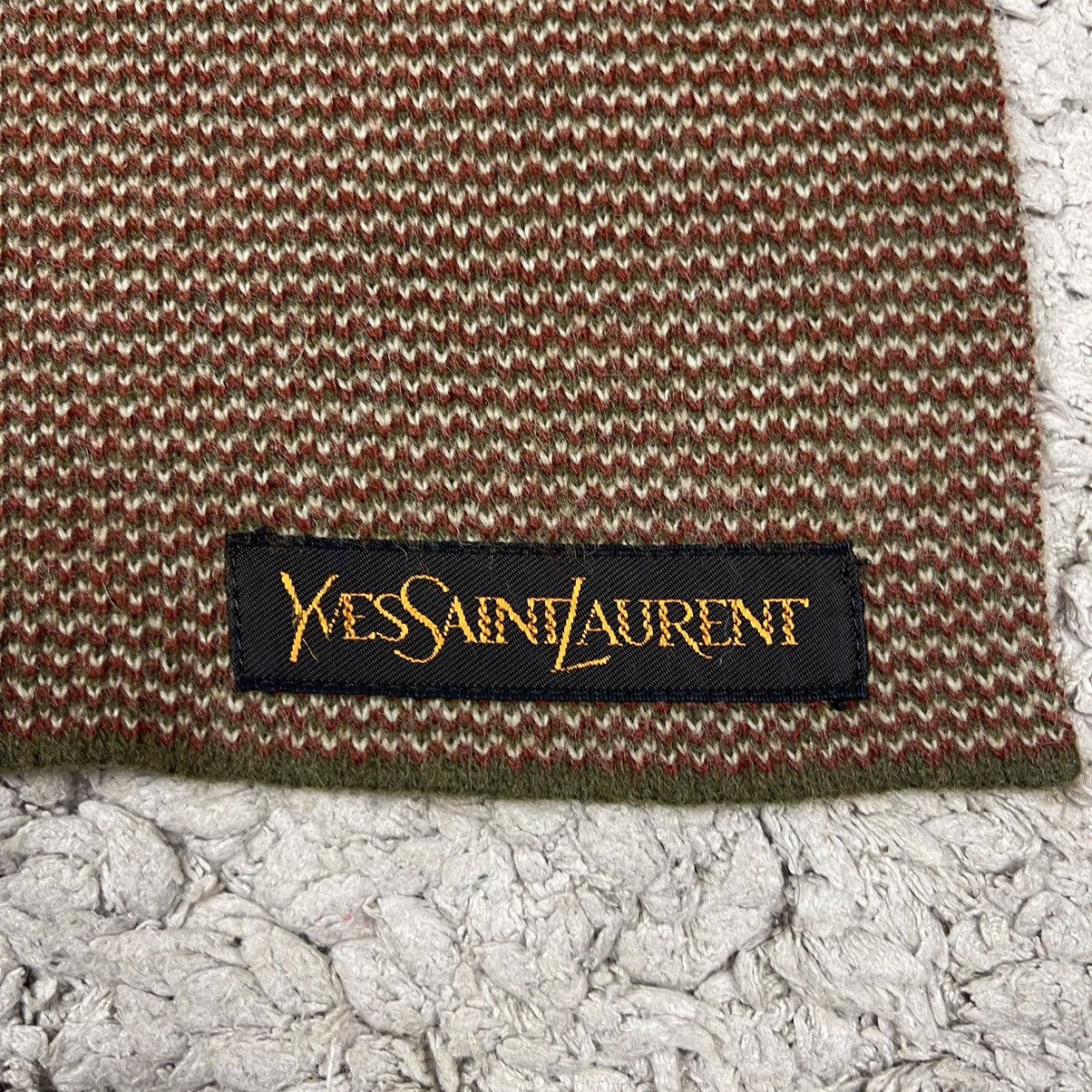 Yves Saint Laurent Vintage Yves Saint Laurent Knit Scarf/Muffler Size ONE SIZE - 9 Thumbnail