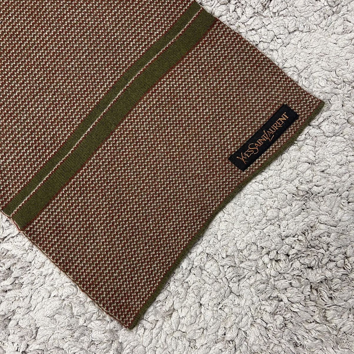 Yves Saint Laurent Vintage Yves Saint Laurent Knit Scarf/Muffler Size ONE SIZE - 4 Thumbnail