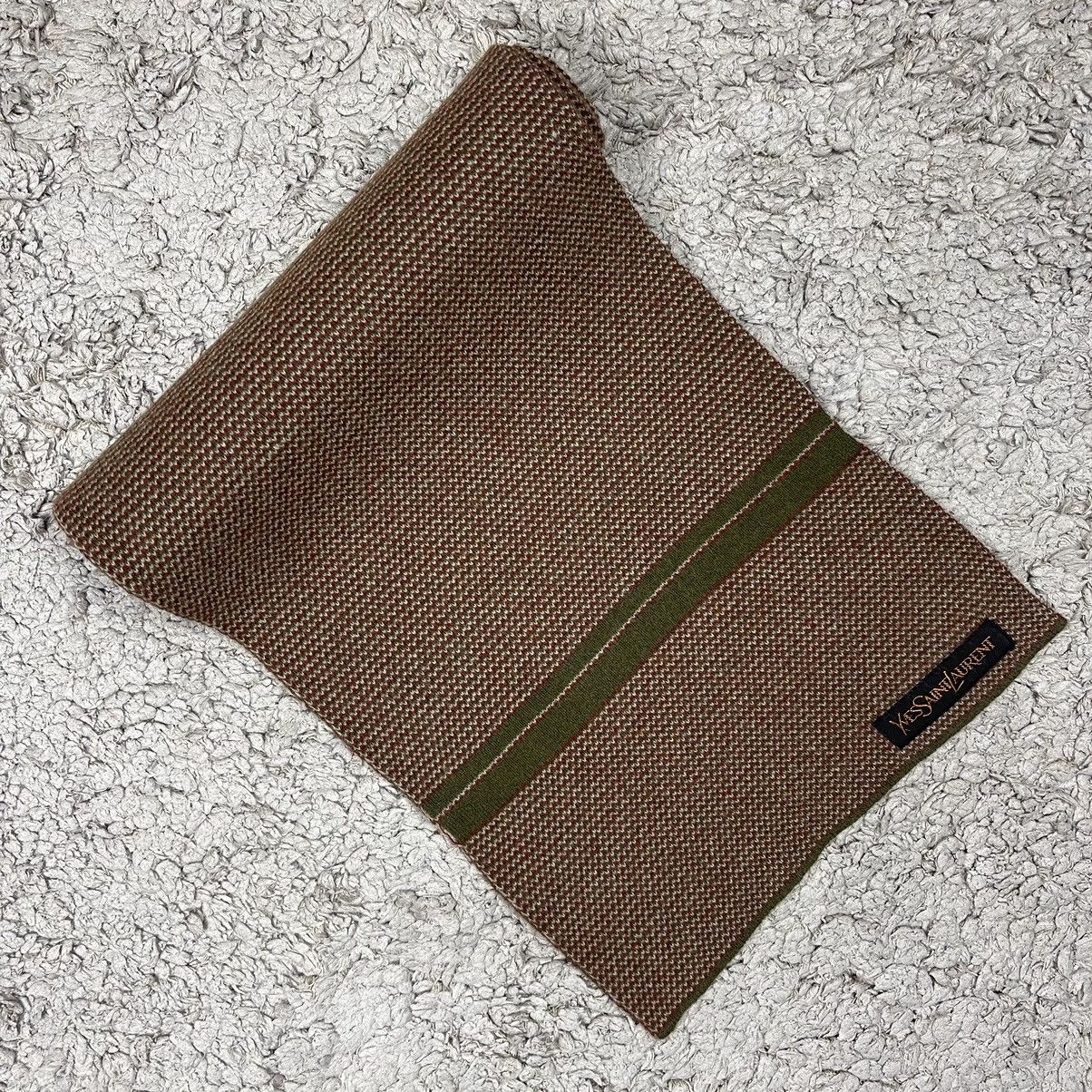 Yves Saint Laurent Vintage Yves Saint Laurent Knit Scarf/Muffler Size ONE SIZE - 1 Thumbnail