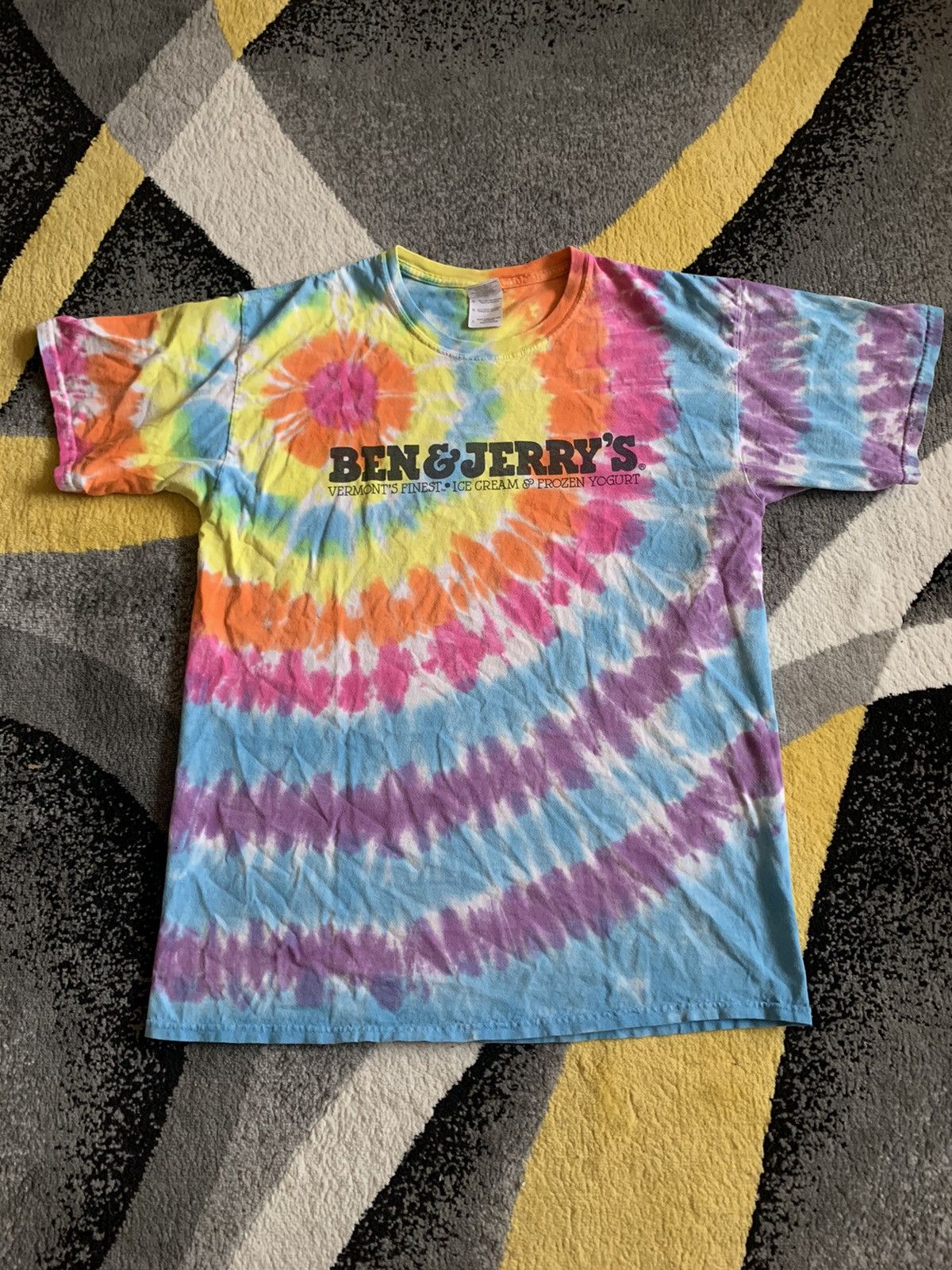 Vintage Ben And Jerry’s Ice Cream Tie Dye T-Shirt | Grailed