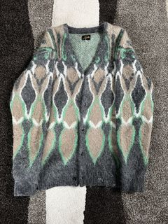 Needles Psychedelic Mohair Cardigan | Grailed
