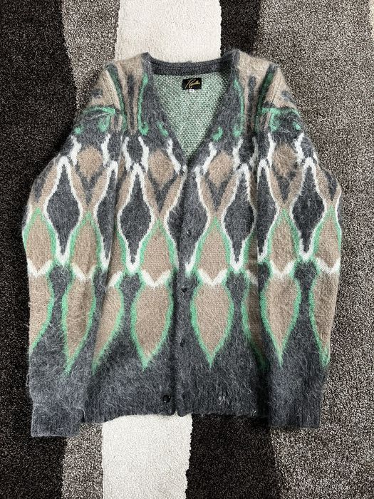 Needles HIDDEN x Needles Psychedelic Mohair Cardigan | Grailed