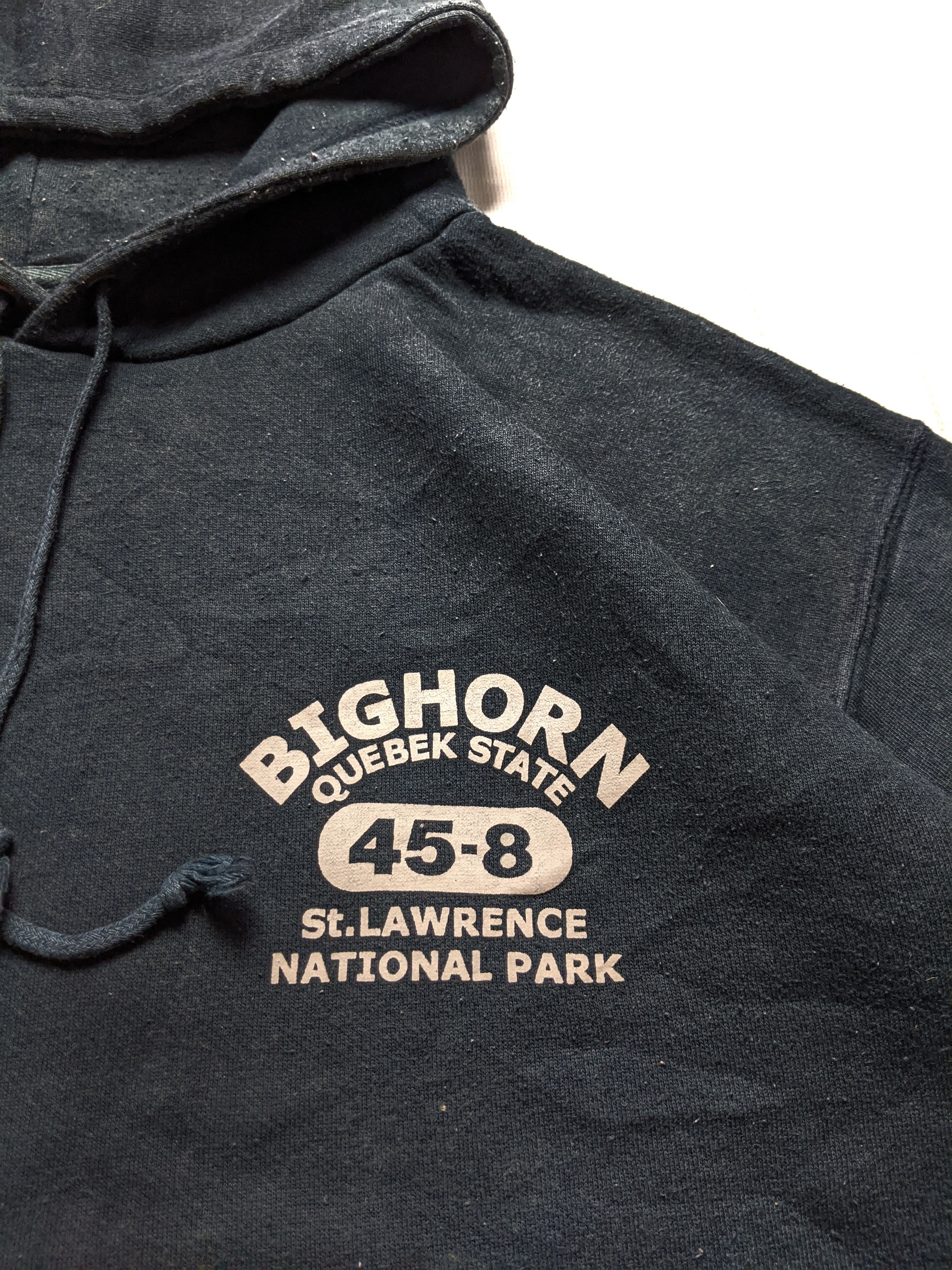 Japanese Brand Bighorn Quebek State Cool Design Hoodie Size US XL / EU 56 / 4 - 2 Thumbnail