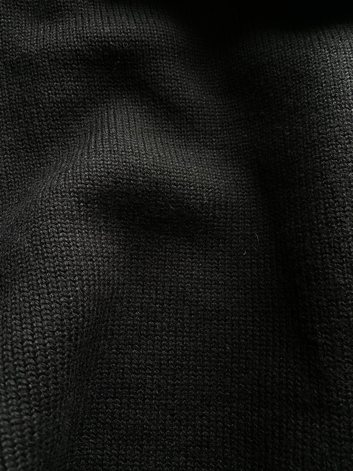 Vetements NEW | BLACK SUPER HEAVY DISTRESSED WOOL KNIT SWEATER BLACK Size US XS / EU 42 / 0 - 6 Thumbnail