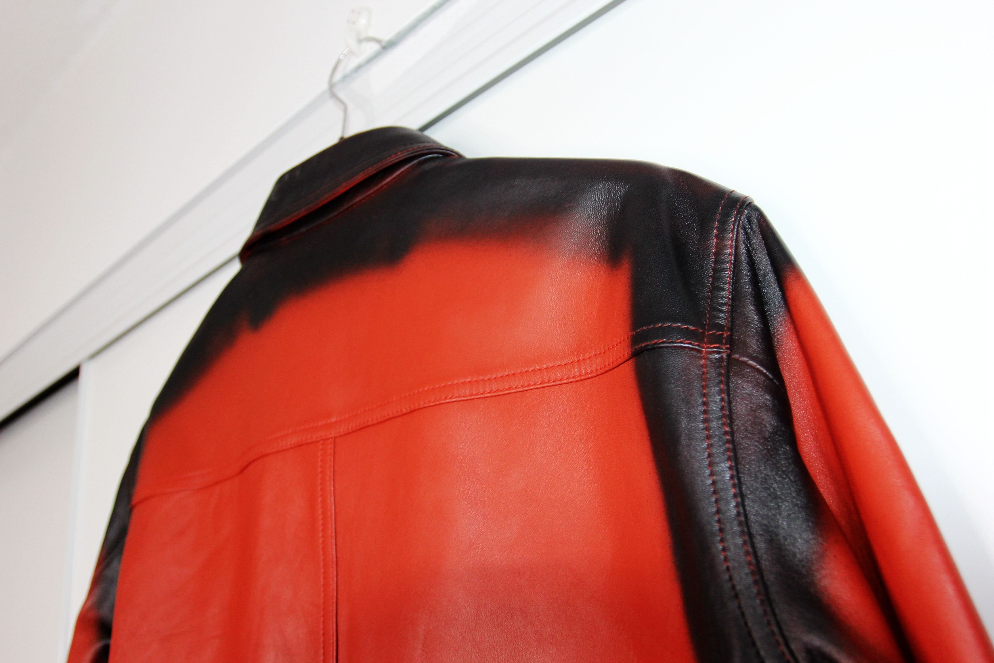 Marni BNWT AW21 MARNI SPRAY PRINT LEATHER SHIRT JACKET 48 Size US M / EU 48-50 / 2 - 6 Thumbnail