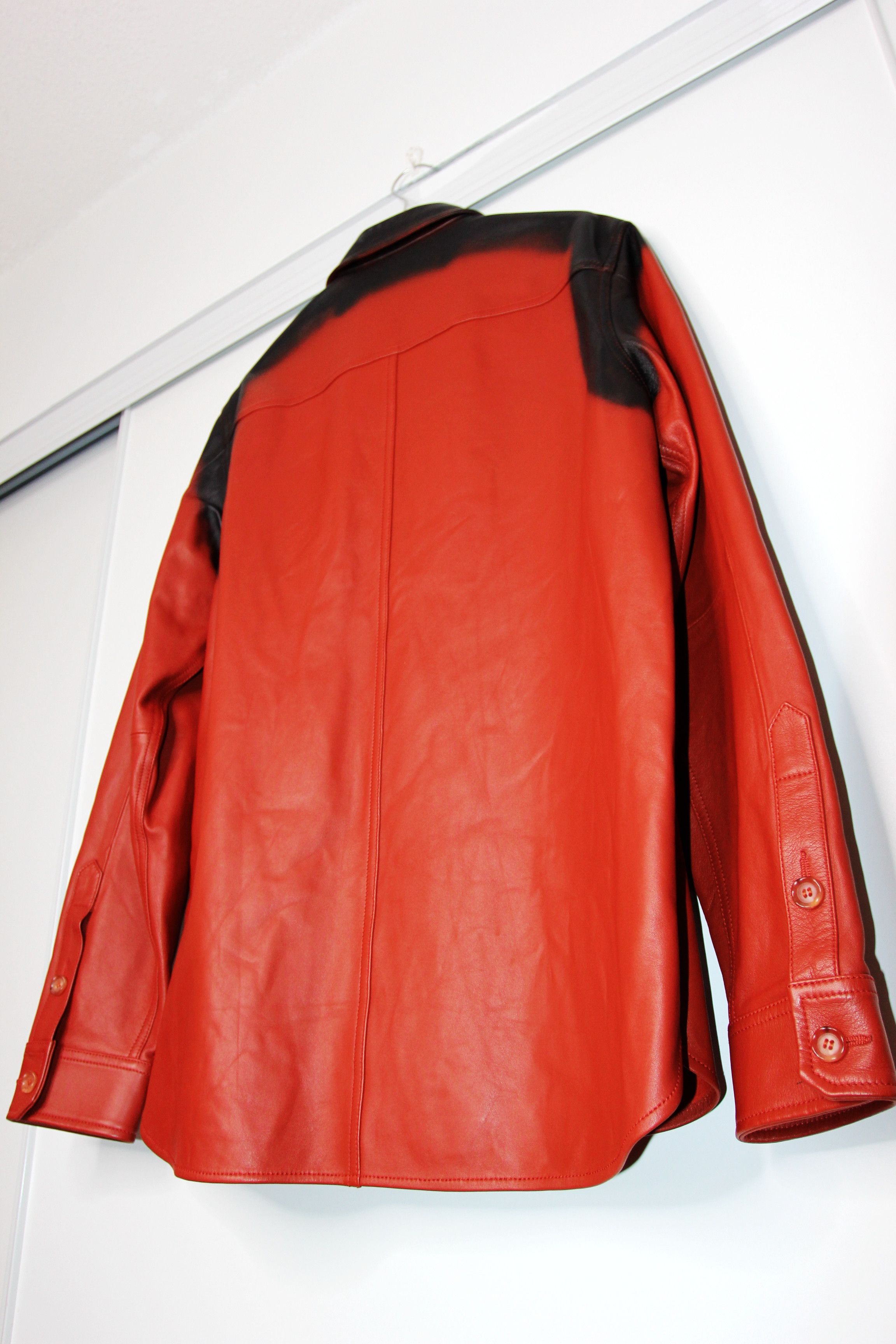 Marni BNWT AW21 MARNI SPRAY PRINT LEATHER SHIRT JACKET 48 Size US M / EU 48-50 / 2 - 7 Thumbnail