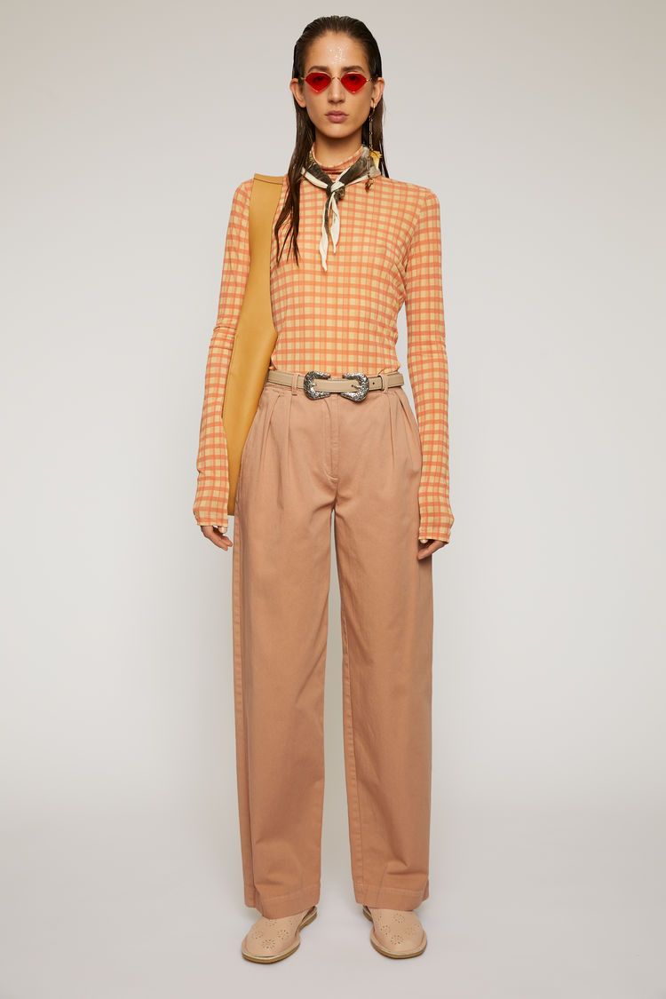 Acne Studios BNWT SS20 ACNE STUDIOS OLD PINK PLEATED TWILL PANTS 40 Size US 30 / EU 46 - 12 Thumbnail