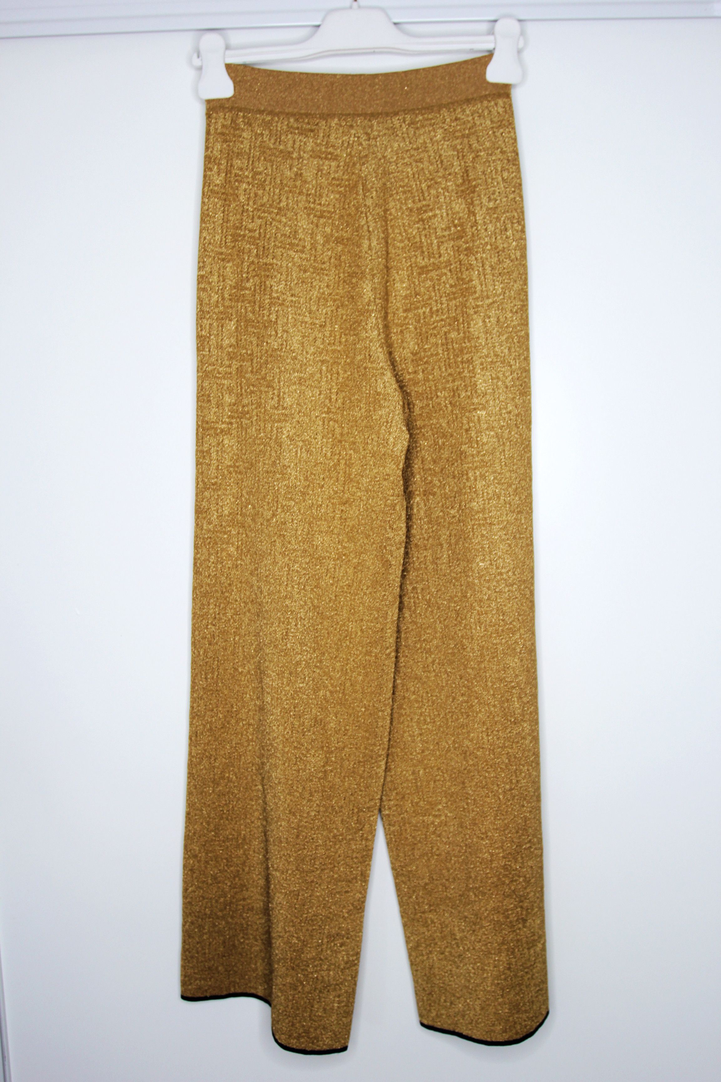 Lanvin BNWT SS21 LANVIN WIDE LEG KNIT PANTS XS Size US 30 / EU 46 - 3 Thumbnail