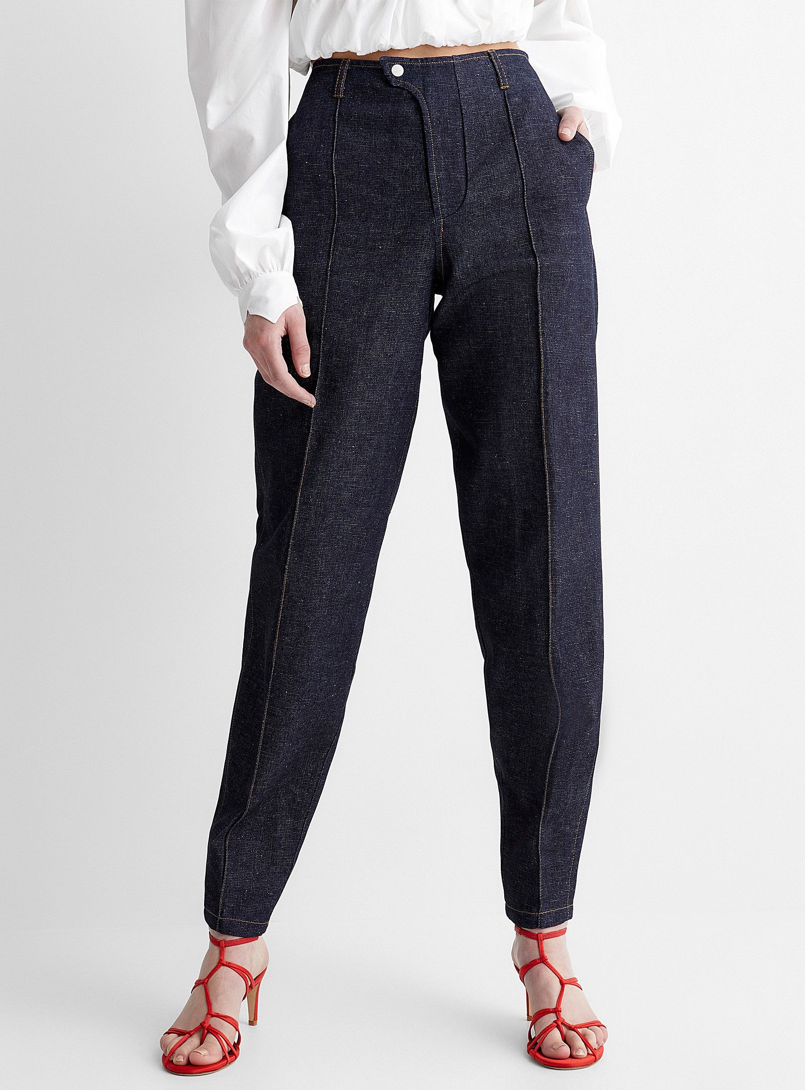 Veja BNWT SS21 VEJAS PIN TUCK RAW JEANS DENIM 40 Size US 32 / EU 48 - 12 Thumbnail
