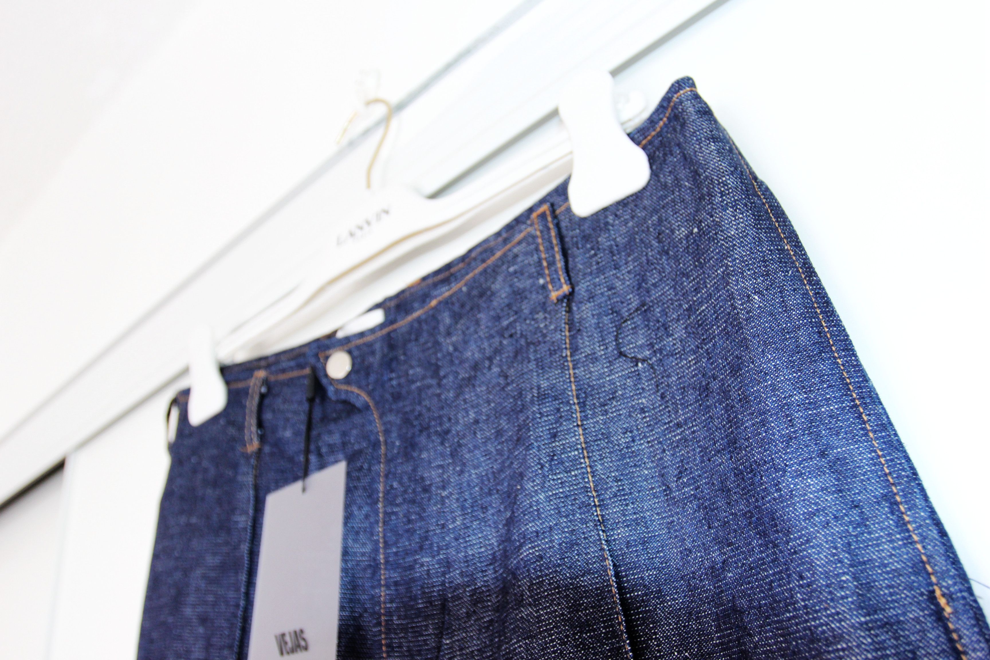 Veja BNWT SS21 VEJAS PIN TUCK RAW JEANS DENIM 40 Size US 32 / EU 48 - 4 Thumbnail