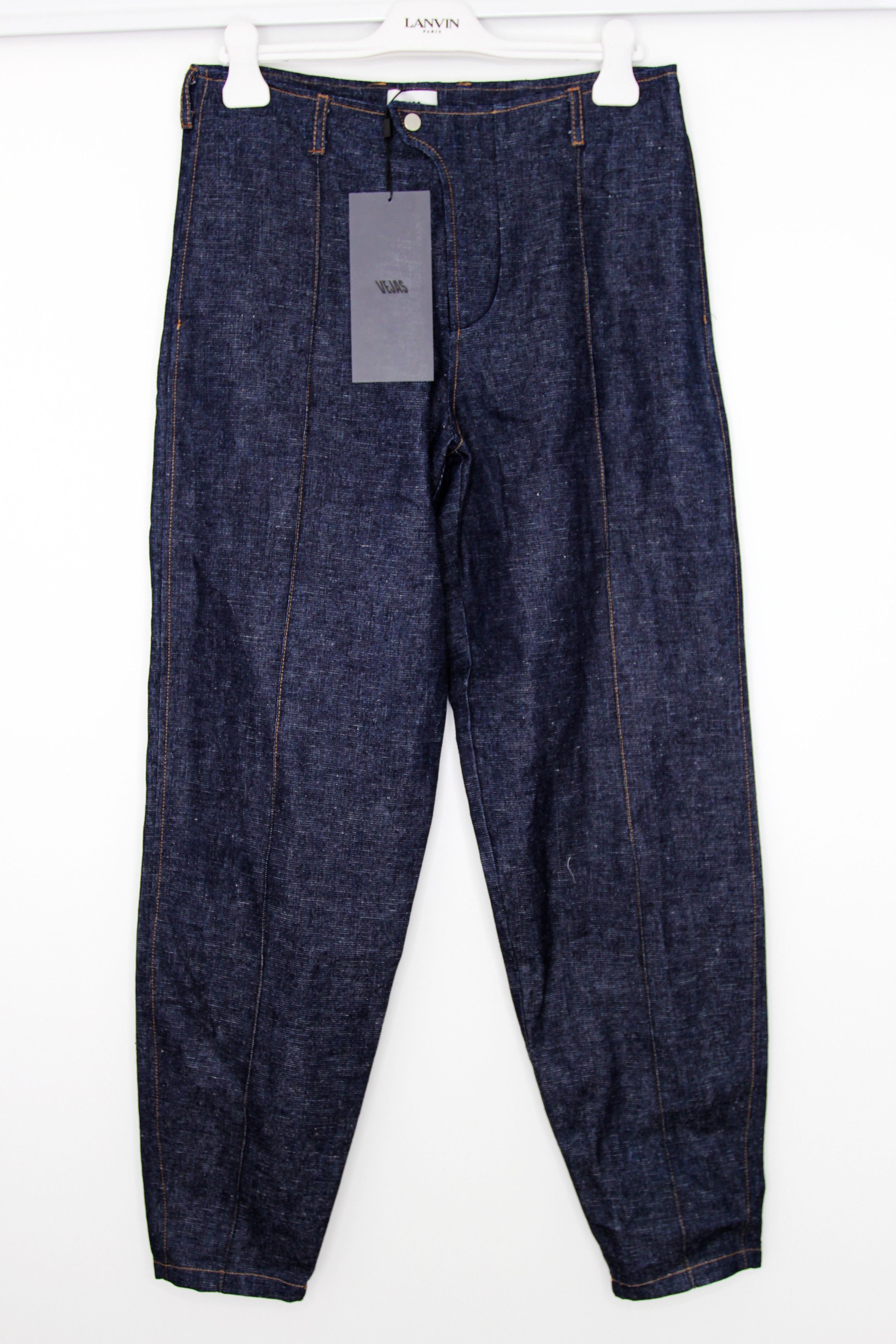 Veja BNWT SS21 VEJAS PIN TUCK RAW JEANS DENIM 40 Size US 32 / EU 48 - 2 Thumbnail
