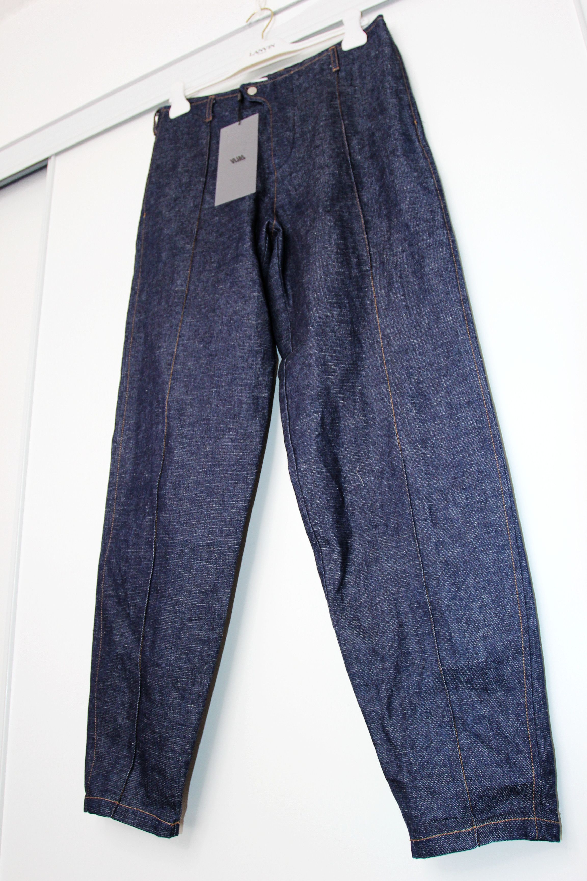 Veja BNWT SS21 VEJAS PIN TUCK RAW JEANS DENIM 40 Size US 32 / EU 48 - 6 Thumbnail