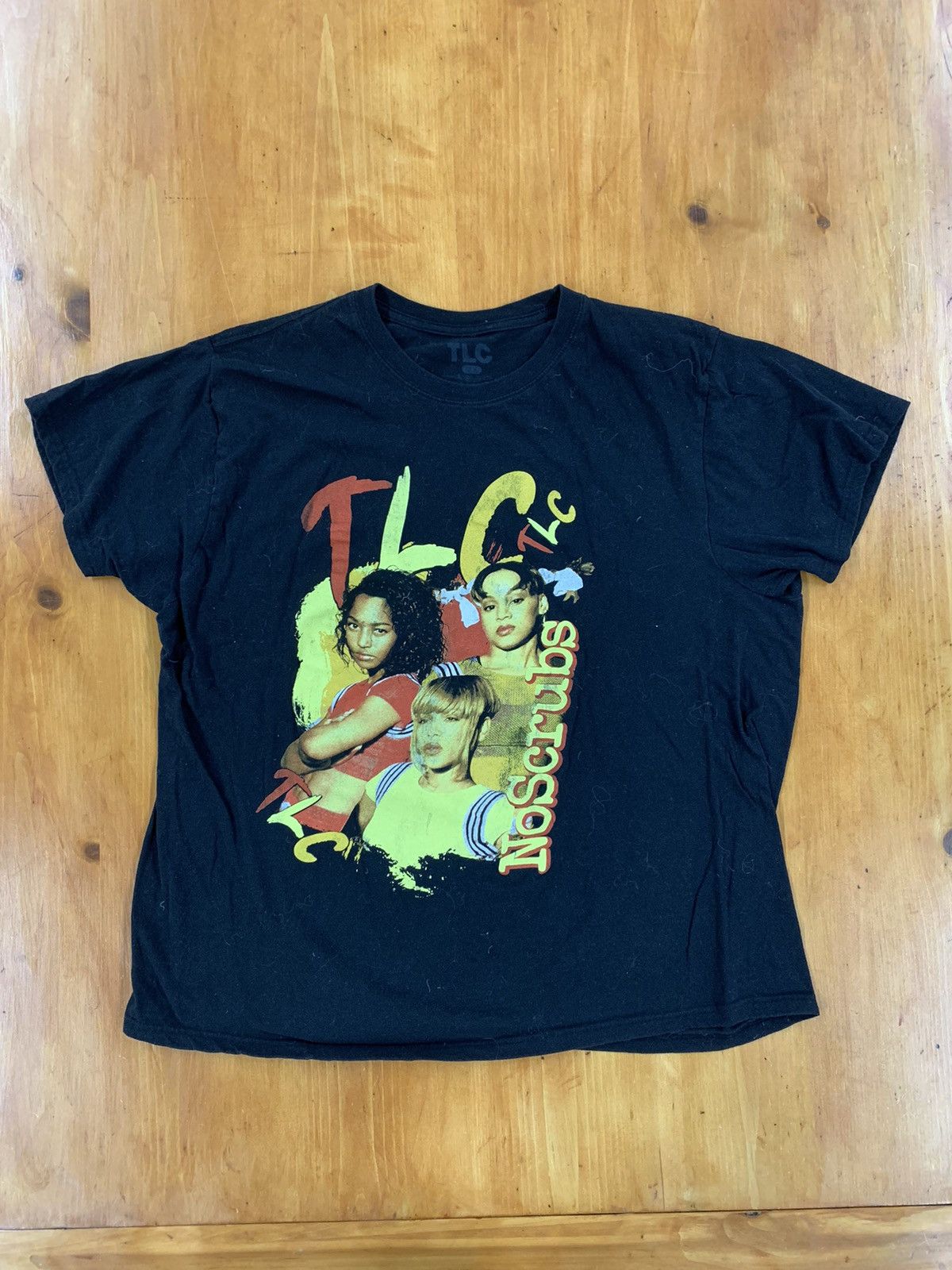 おすすめ TLC 'No group Scrubs' TLC Tlc - vintage music Gem rap tee ...