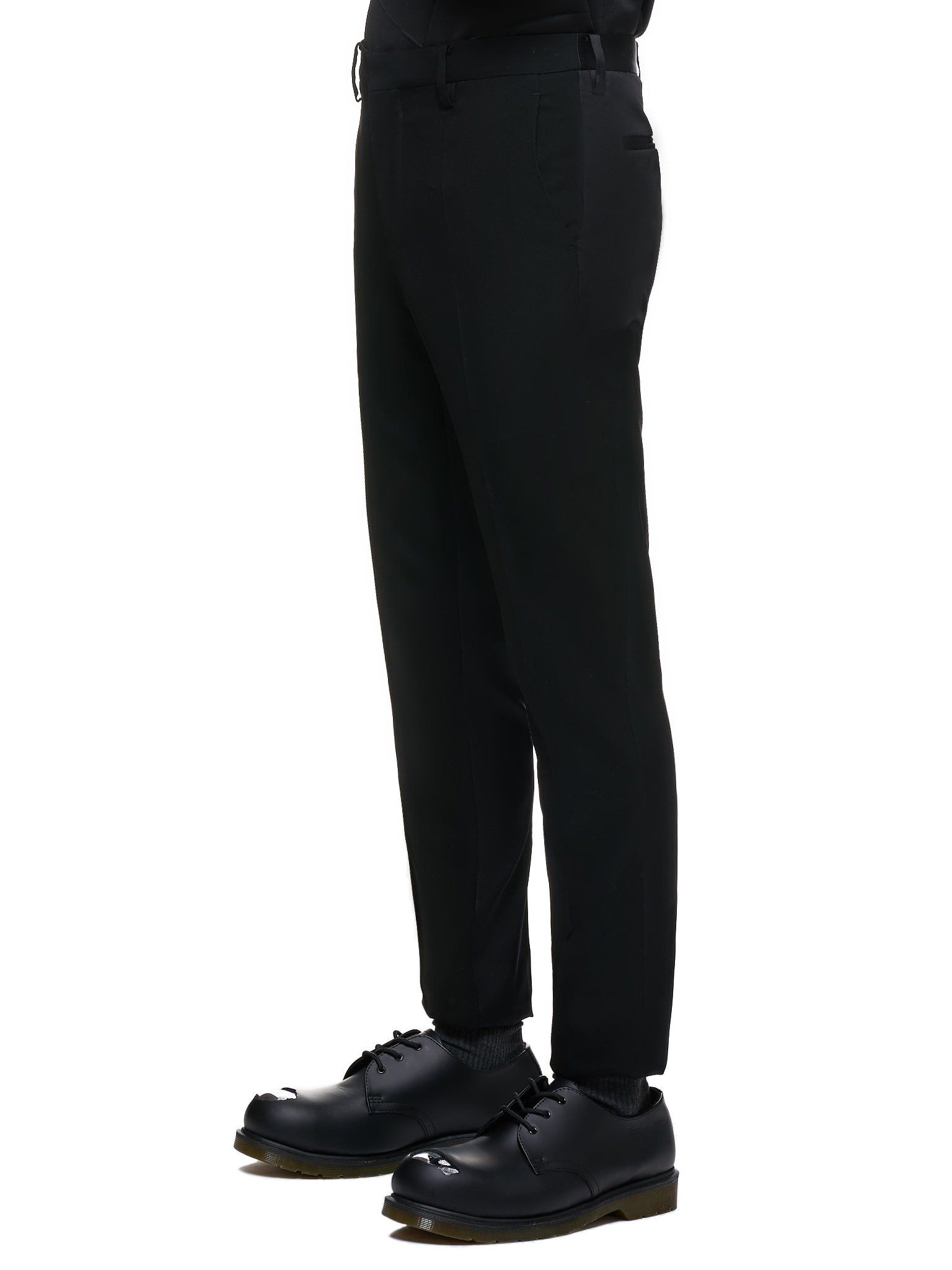 Image of Ss20 Undercover Wool Pants 5 in Black, Men's (Size 36)