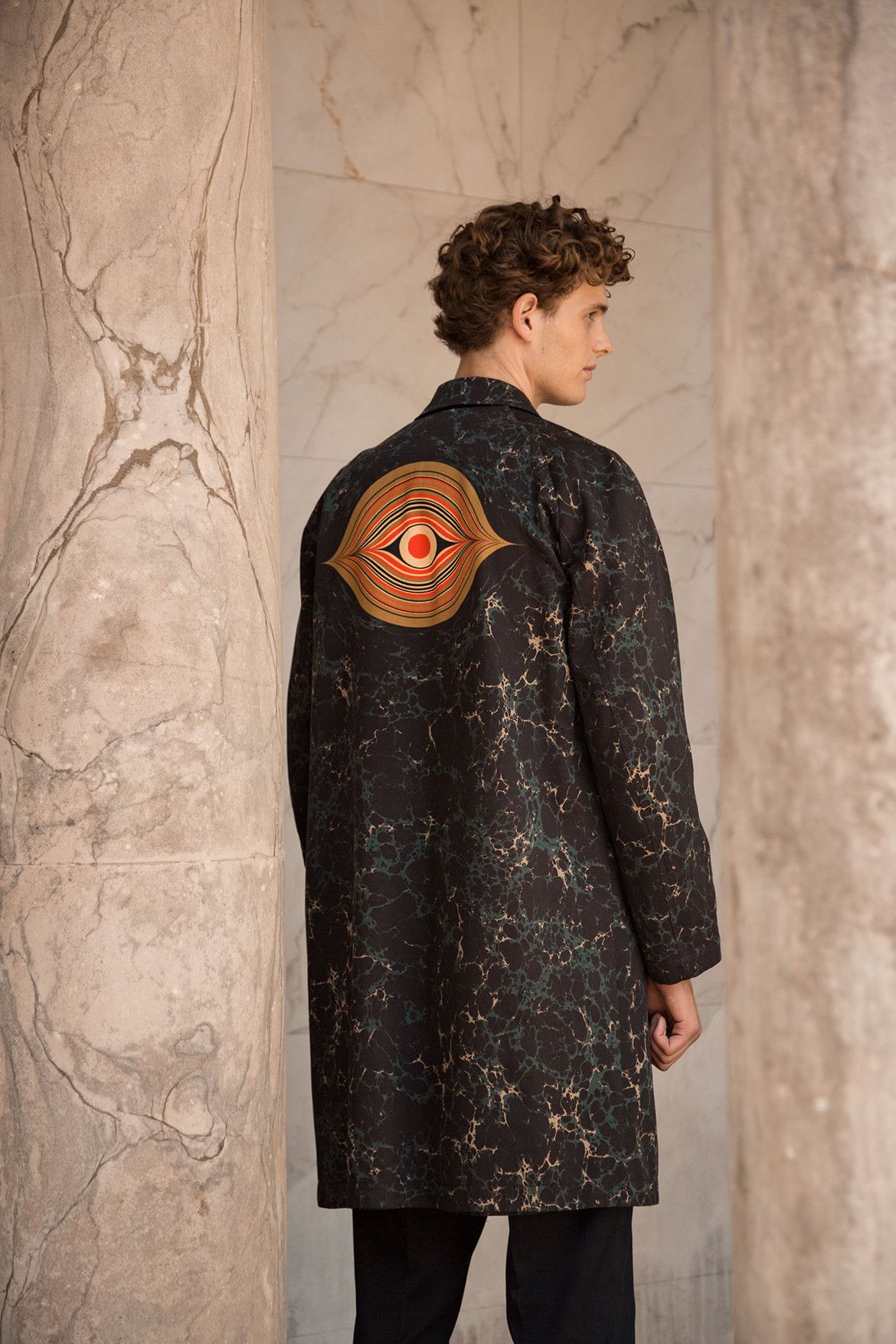 Dries Van Noten BNWT AW18 DRIES VAN NOTEN MARBLE EYE REVERSIBLE COAT 46 Size US S / EU 44-46 / 1 - 24 Thumbnail