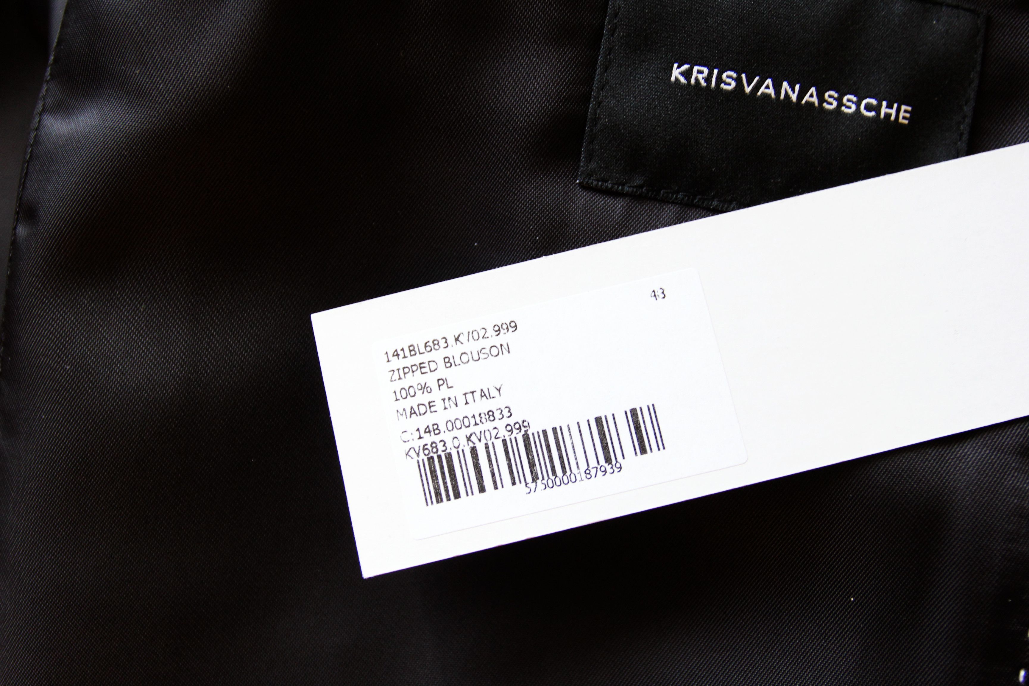 Kris Van Assche SS14 KRIS VAN ASSCHE ZIPPED BLOUSON JACKET 48 Size US M / EU 48-50 / 2 - 13 Thumbnail