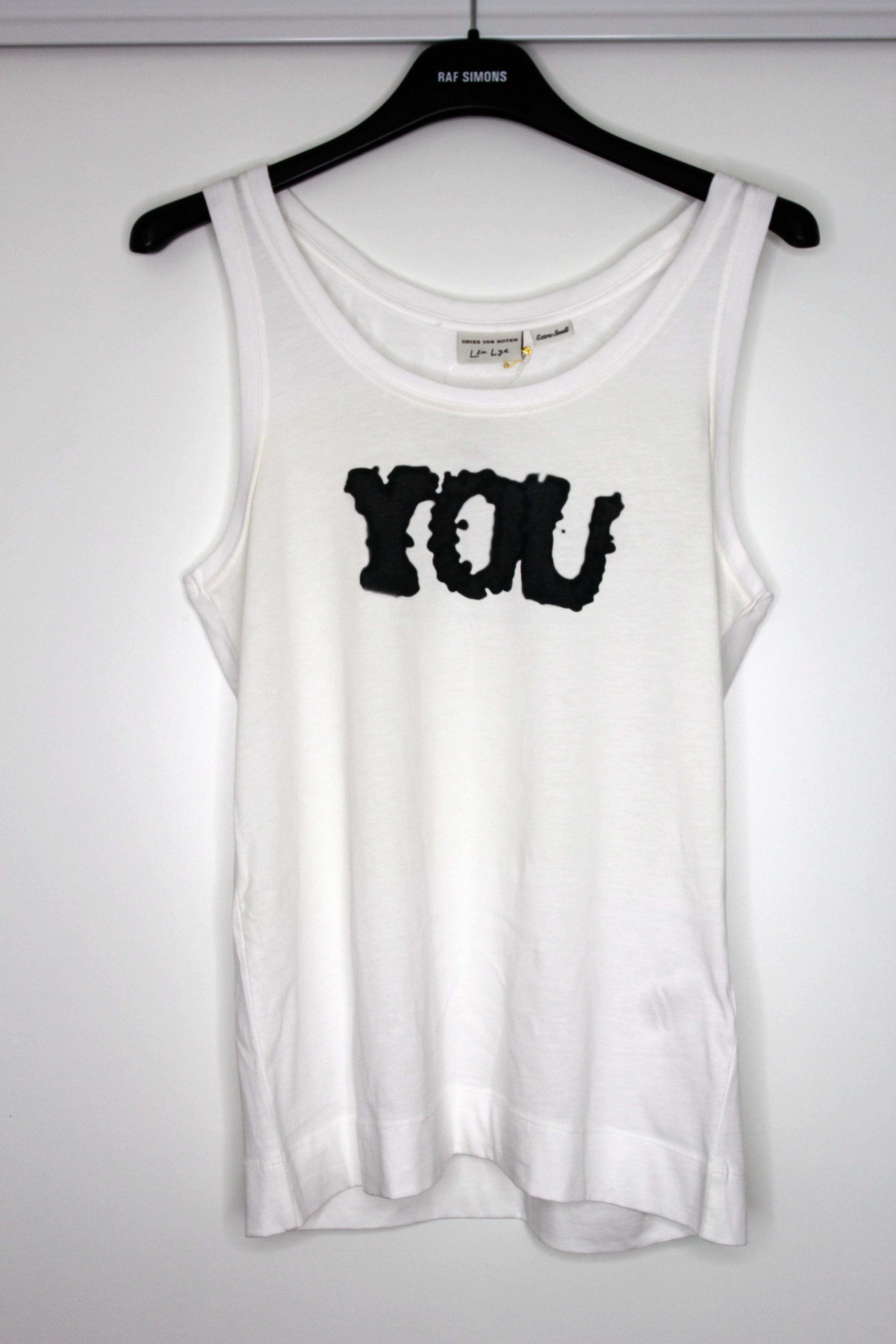 Dries Van Noten BNWT SS21 DRIES VAN NOTEN x LEN LYE "YOU" HAVIL TANK TOP XS Size US XS / EU 42 / 0 - 2 Thumbnail