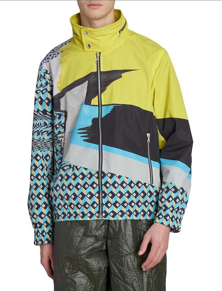 image of Aw21 Dries Van Noten Vorn Nylon Jacket M, Men's (Size Medium)