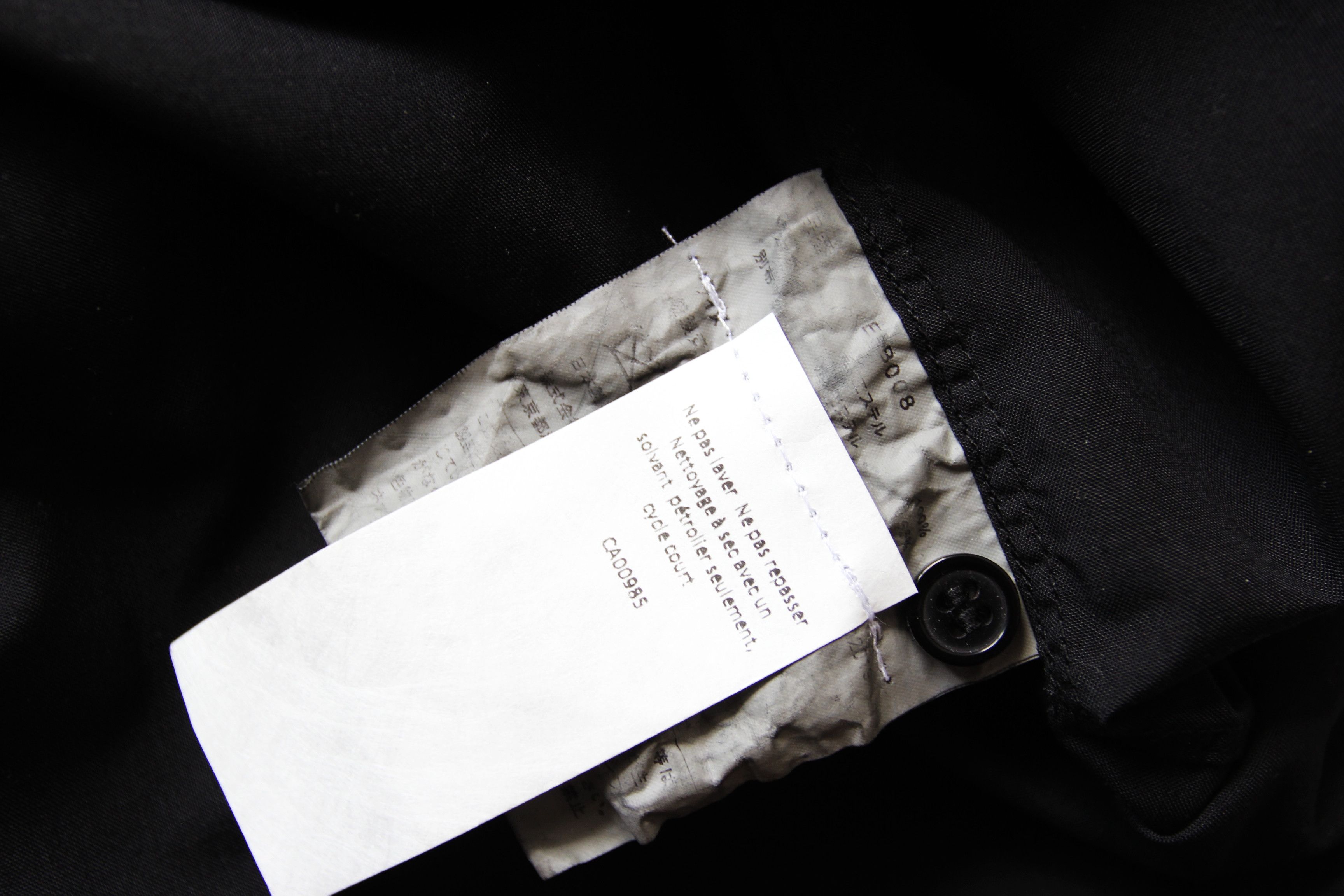 Comme des Garcons Black BNWT AW20 COMME DES GARCONS BLACK SHORT SLEEVE SHIRT L Size US L / EU 52-54 / 3 - 9 Thumbnail