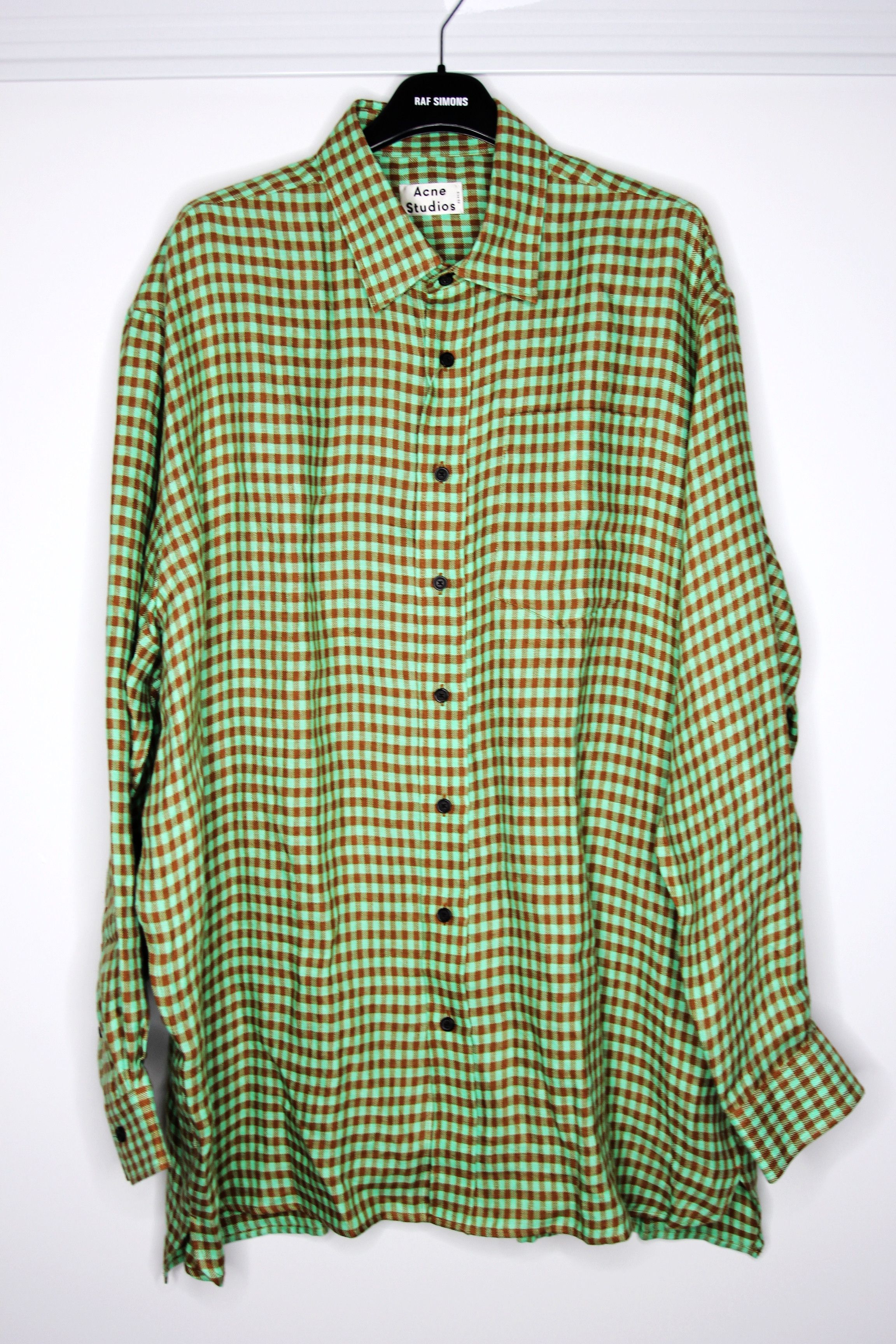 Acne Studios BNWT SS20 ACNE STUDIOS CHECKED LINEN SHIRT 52 Size US L / EU 52-54 / 3 - 2 Thumbnail