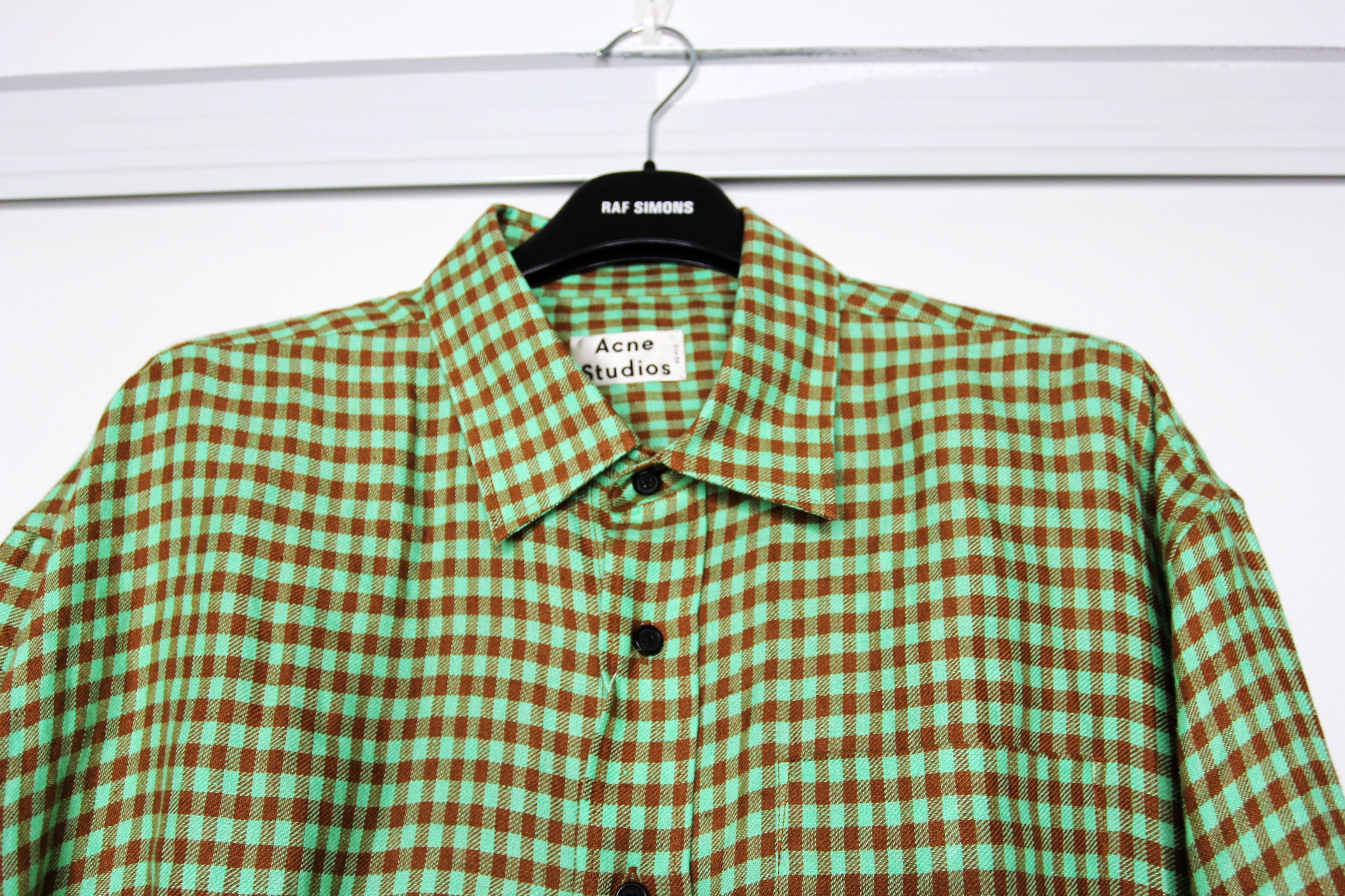 Acne Studios BNWT SS20 ACNE STUDIOS CHECKED LINEN SHIRT 52 Size US L / EU 52-54 / 3 - 5 Thumbnail
