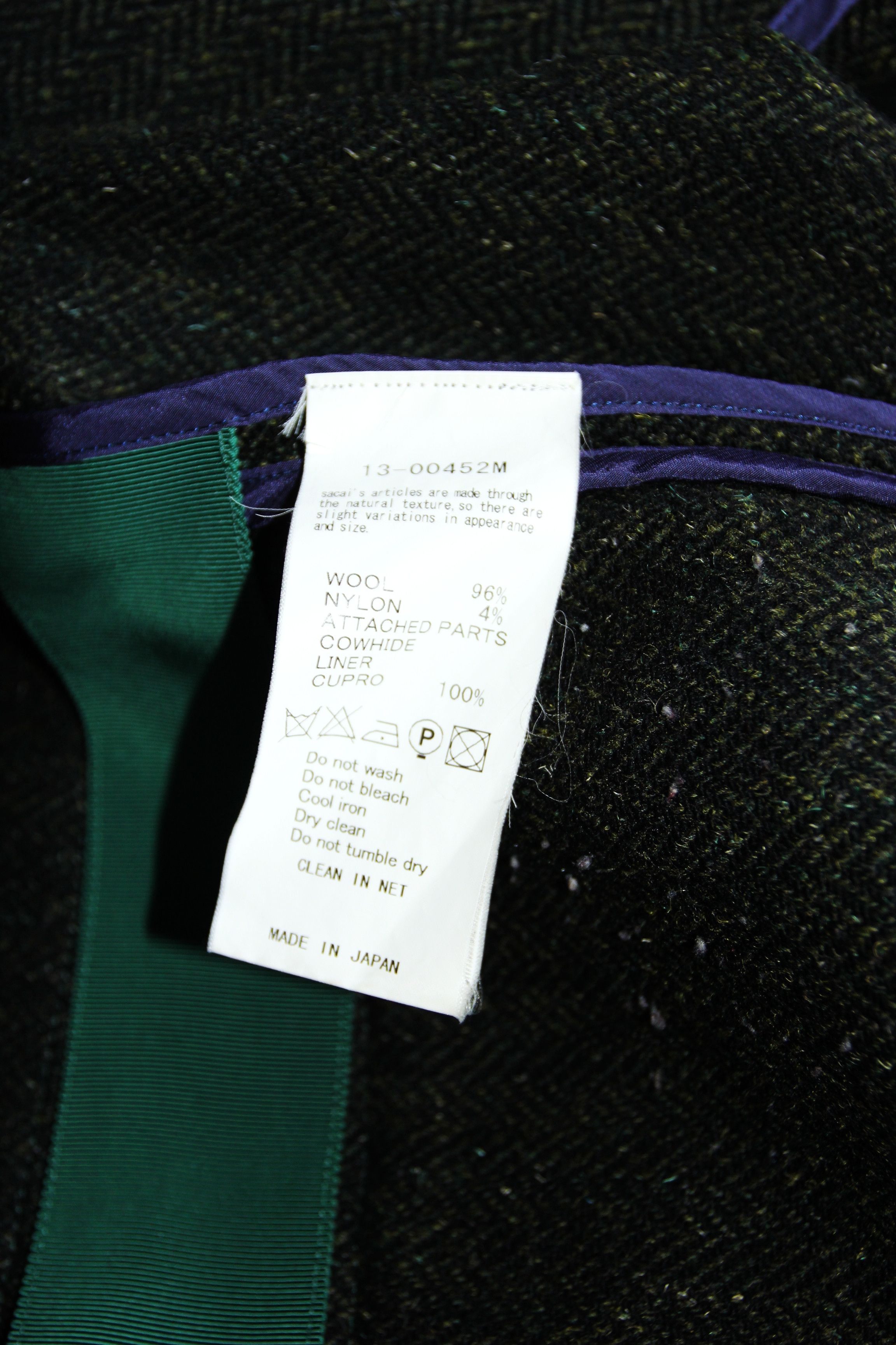 Sacai AW13 SACAI WOOL DUFFLE COAT WITH VEST 1 Size US S / EU 44-46 / 1 - 17 Thumbnail