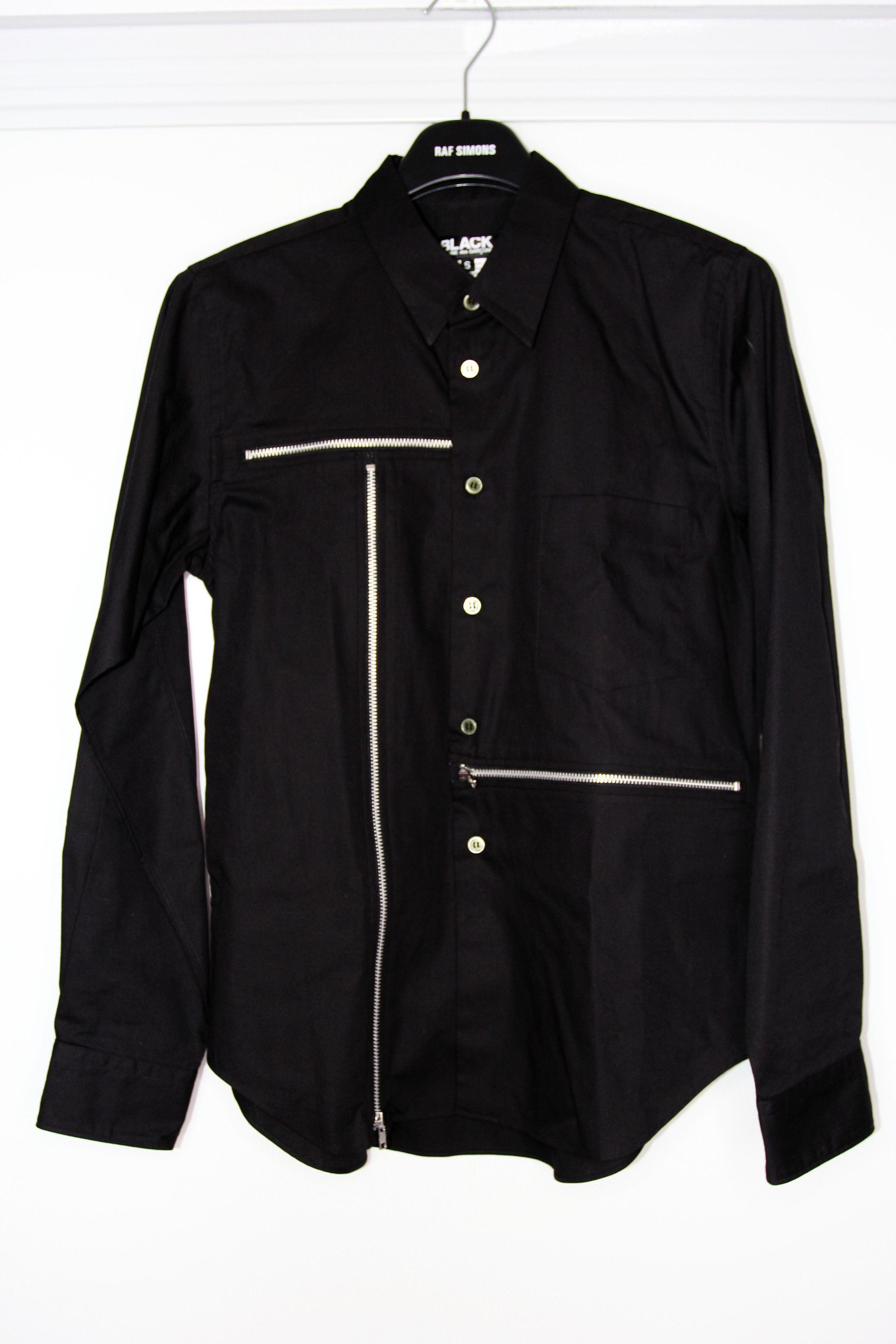 Comme des Garcons Black BNWT AW20 COMME DES GARCONS BLACK ZIP DETAIL SHIRT S Size US S / EU 44-46 / 1 - 2 Thumbnail