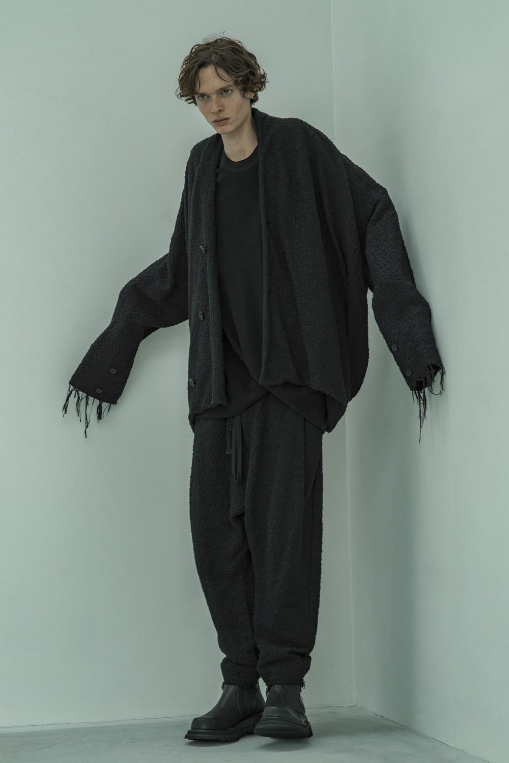 Julius BNWT SS21 JULIUS "MAMUTHONES" SLUB JACQUARD JACKET 1 Size US S / EU 44-46 / 1 - 1 Thumbnail