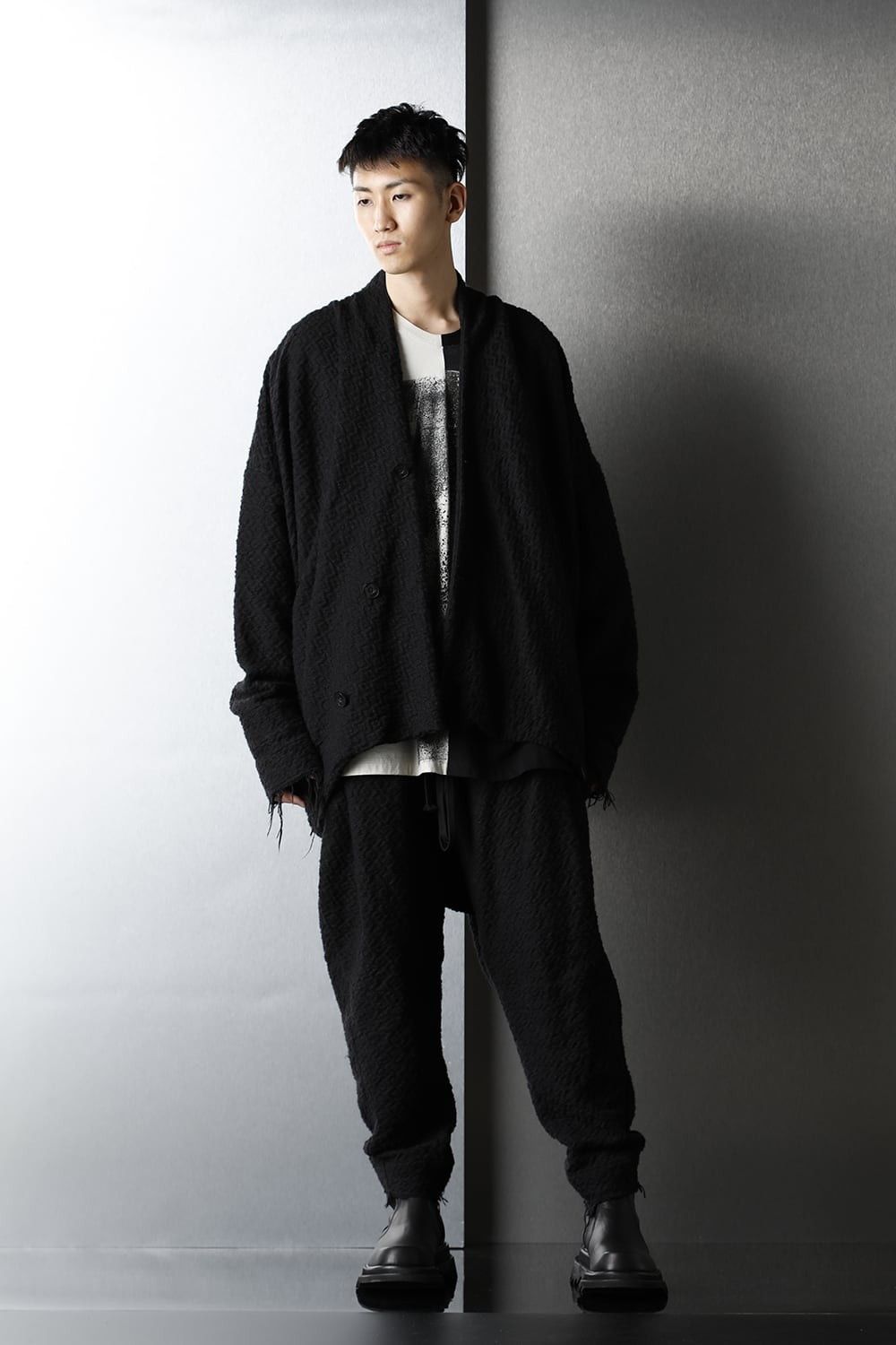 Julius BNWT SS21 JULIUS "MAMUTHONES" SLUB JACQUARD JACKET 2 Size US M / EU 48-50 / 2 - 18 Thumbnail