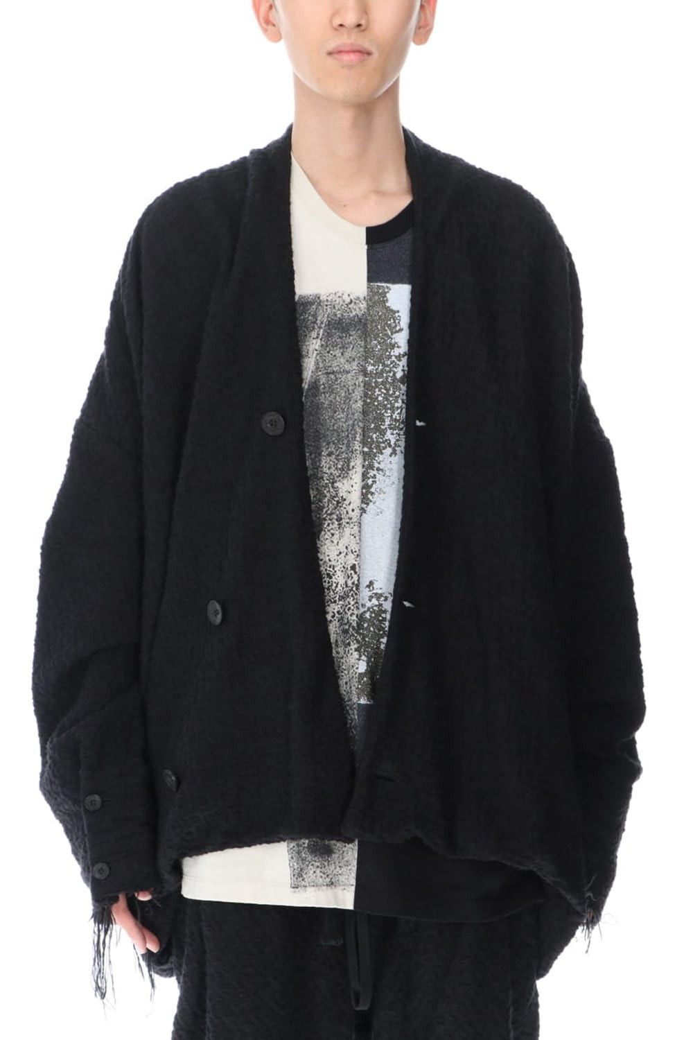 Julius BNWT SS21 JULIUS "MAMUTHONES" SLUB JACQUARD JACKET 2 Size US M / EU 48-50 / 2 - 24 Thumbnail