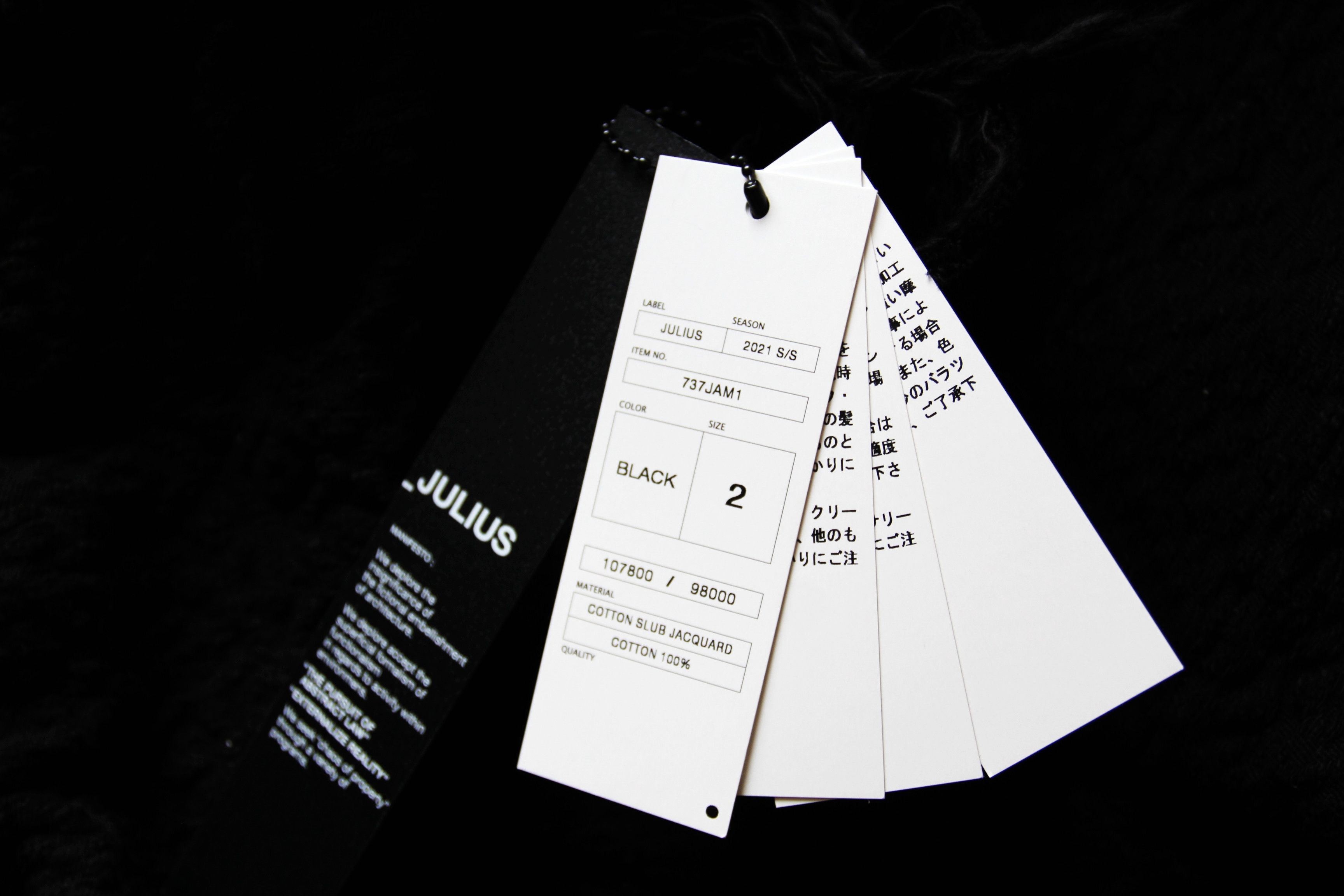 Julius BNWT SS21 JULIUS "MAMUTHONES" SLUB JACQUARD JACKET 2 Size US M / EU 48-50 / 2 - 12 Thumbnail