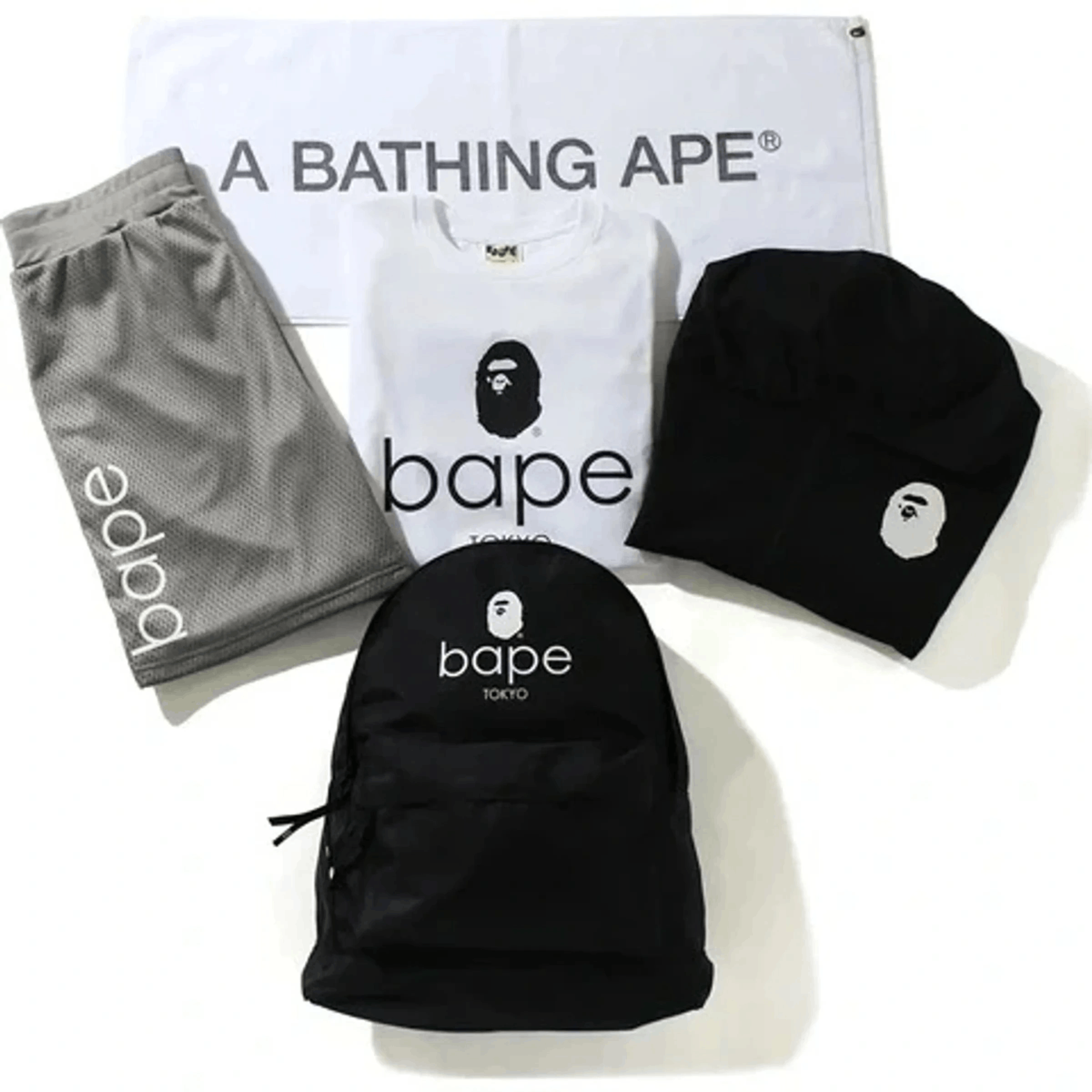 Bape Bape 2021 Summer Bag Training Club Sports Towel White Size ONE SIZE - 8 Thumbnail