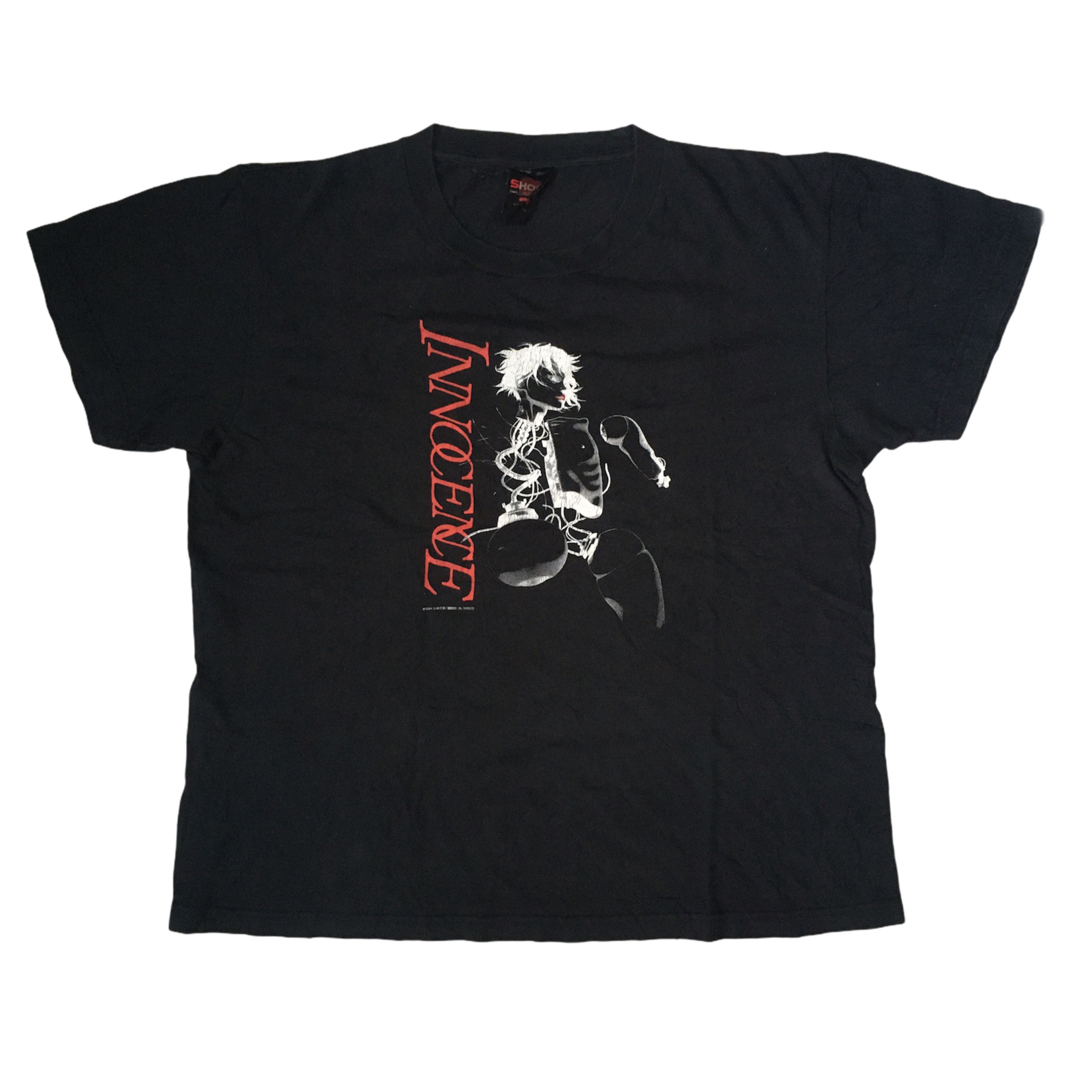 Anime × Vintage Rare! 2004 Ghost In The Shell 2 Innocence Movie Promo TShirt Size US L / EU 52-54 / 3 - 1 Thumbnail
