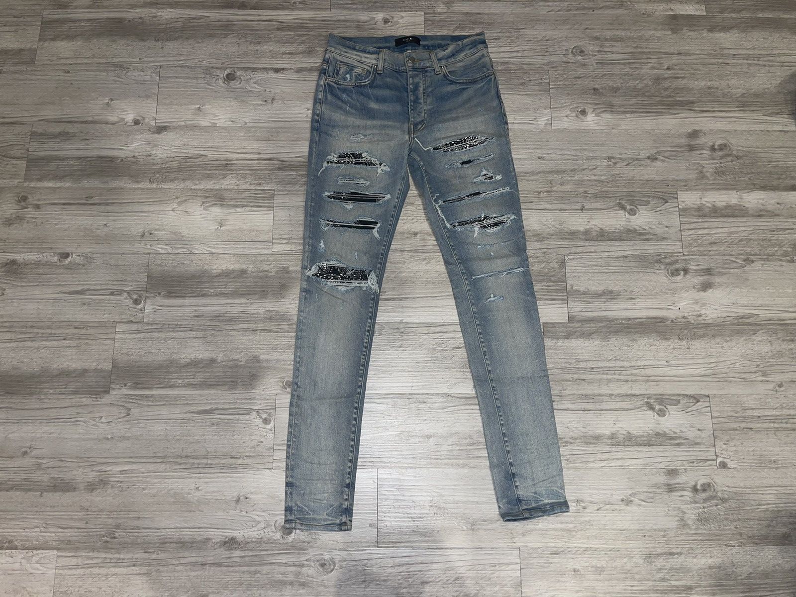 image of Amiri Denim Jeans Size 31 in Blue, Men's