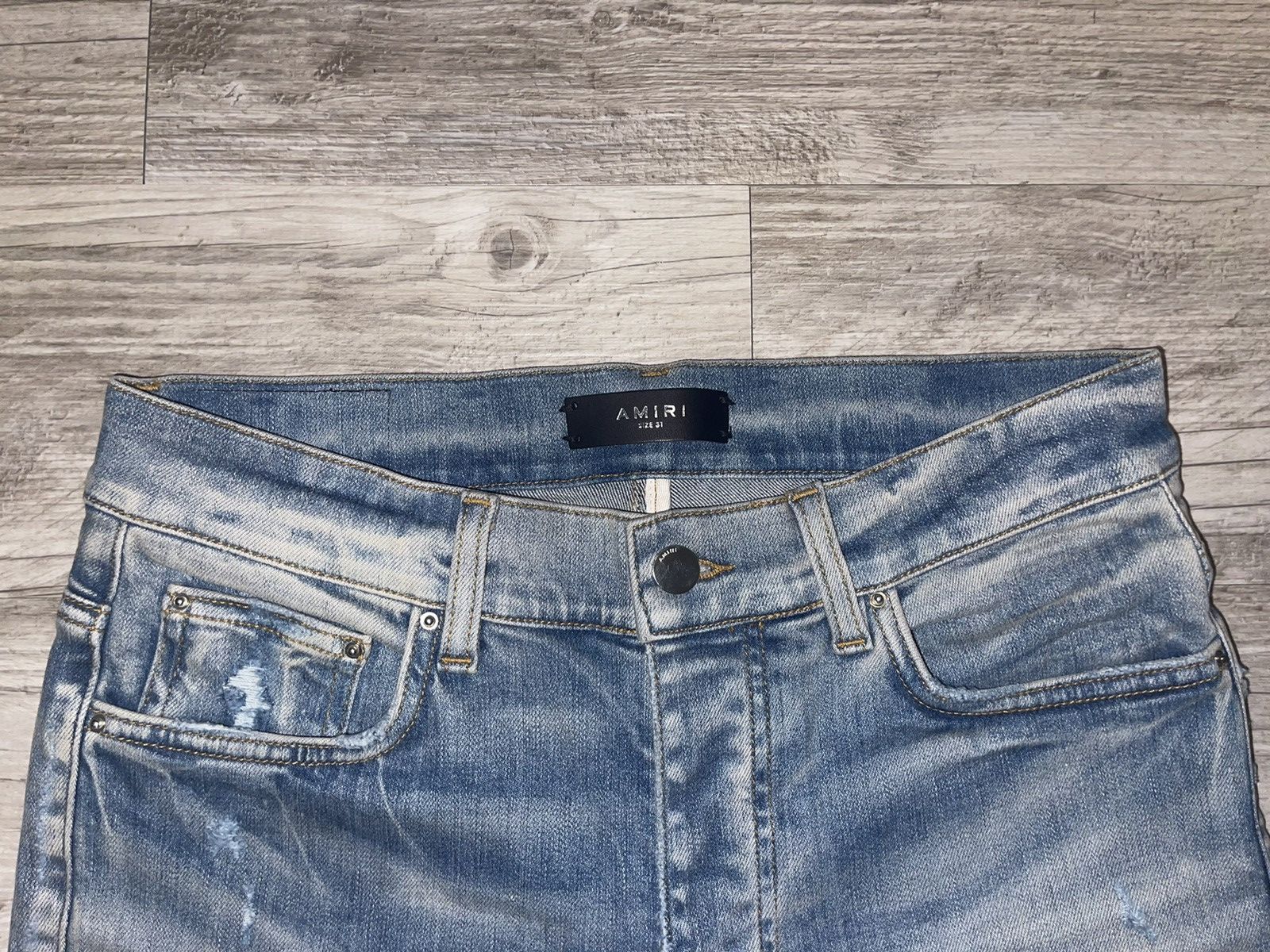 Amiri Amiri Denim Jeans Sz 31 Size US 31 - 2 Thumbnail