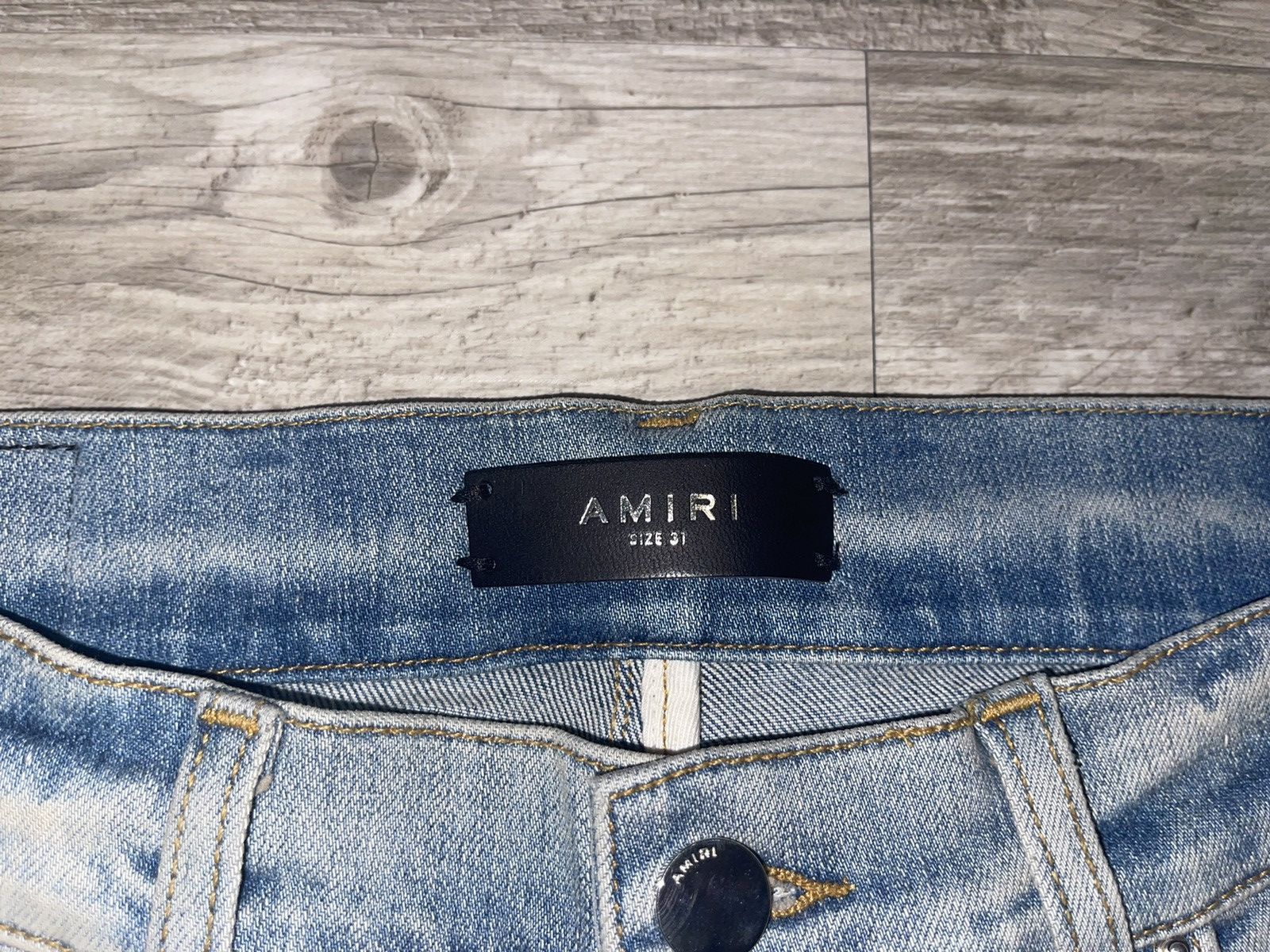 Amiri Amiri Denim Jeans Sz 31 Size US 31 - 3 Thumbnail