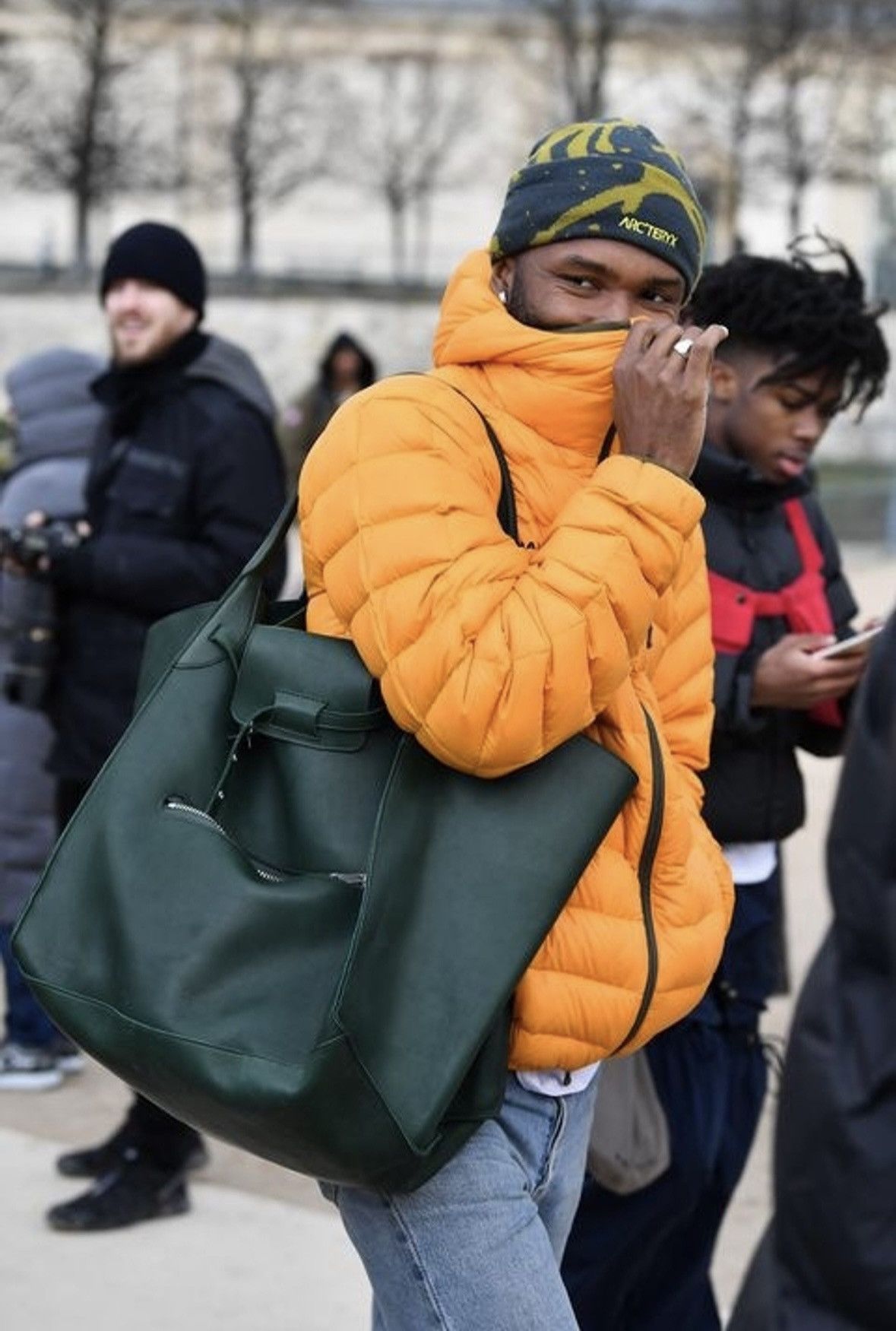 Arc'teryx Arc'teryx Grotto Toque Orion / Olive Amber | Grailed