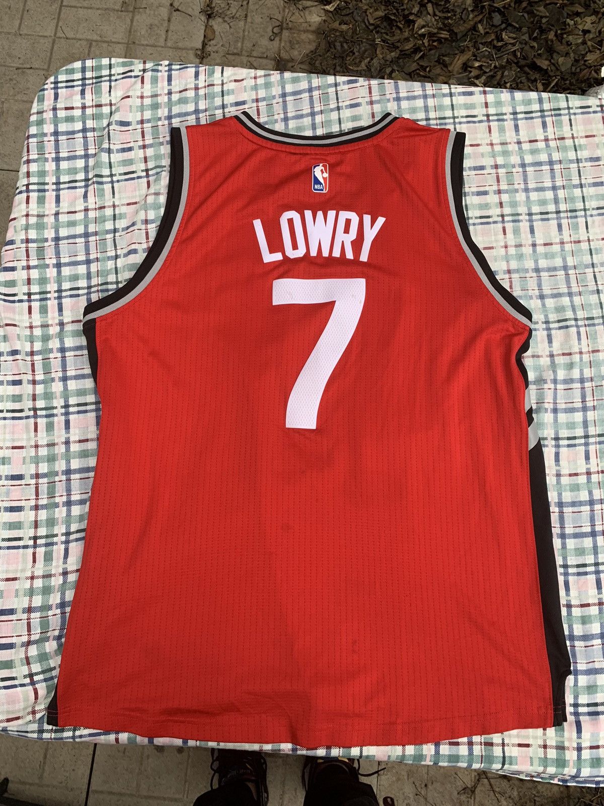Adidas × NBA × Vintage Adidas NBA Toronto Raptors Kyle Lowry Jersey Size US L / EU 52-54 / 3 - 2 Thumbnail
