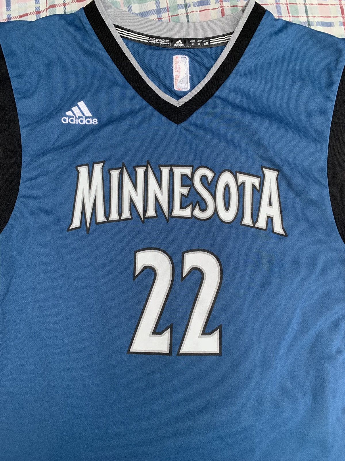 Adidas × NBA × Vintage Adidas NBA Minnesota Timberwolves Andrew Wiggins Jersey Size US M / EU 48-50 / 2 - 4 Thumbnail