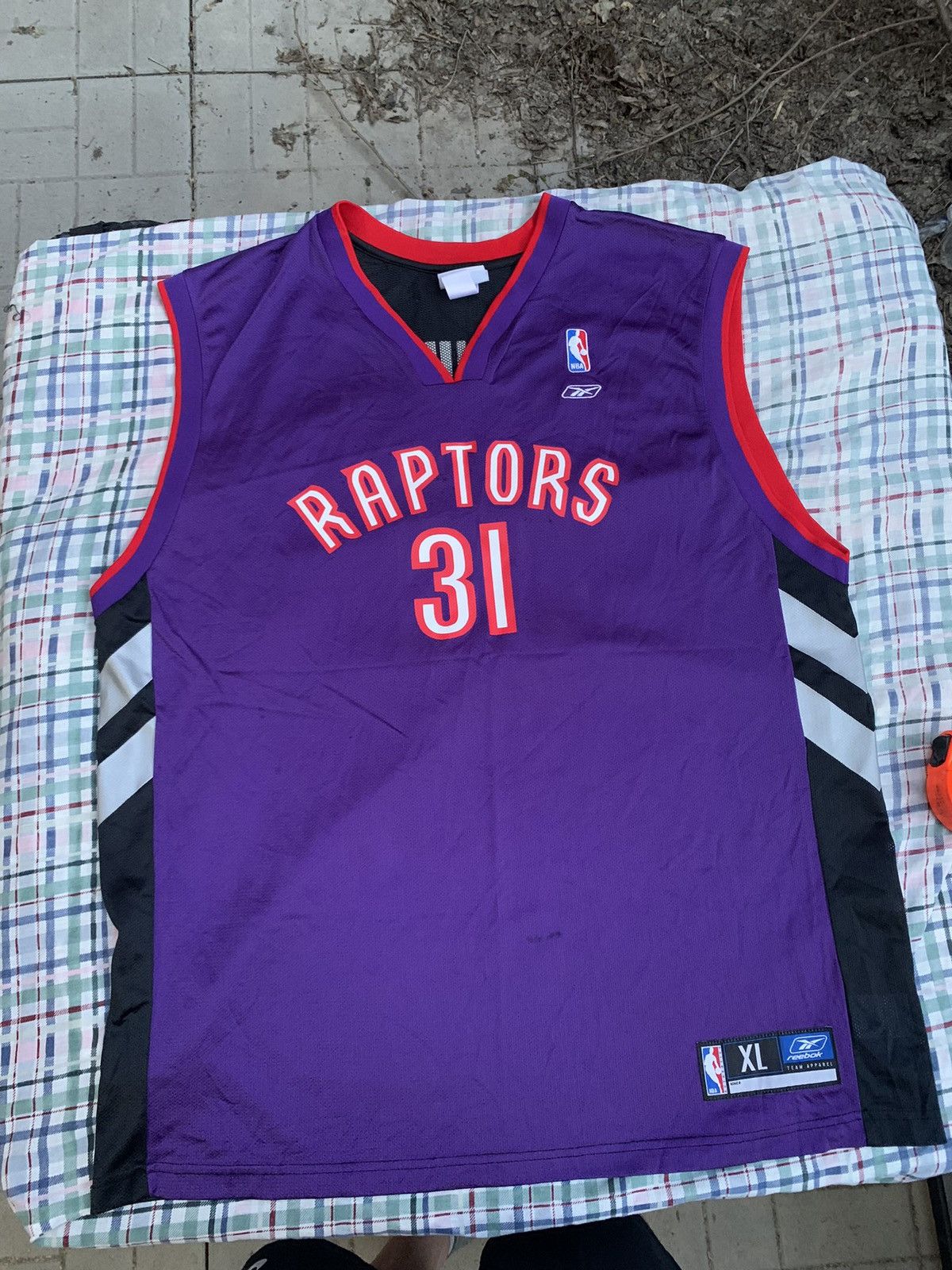 NBA × Reebok × Vintage Reebok Toronto Raptors Charlie Villanueva Size US XL / EU 56 / 4 - 7 Thumbnail