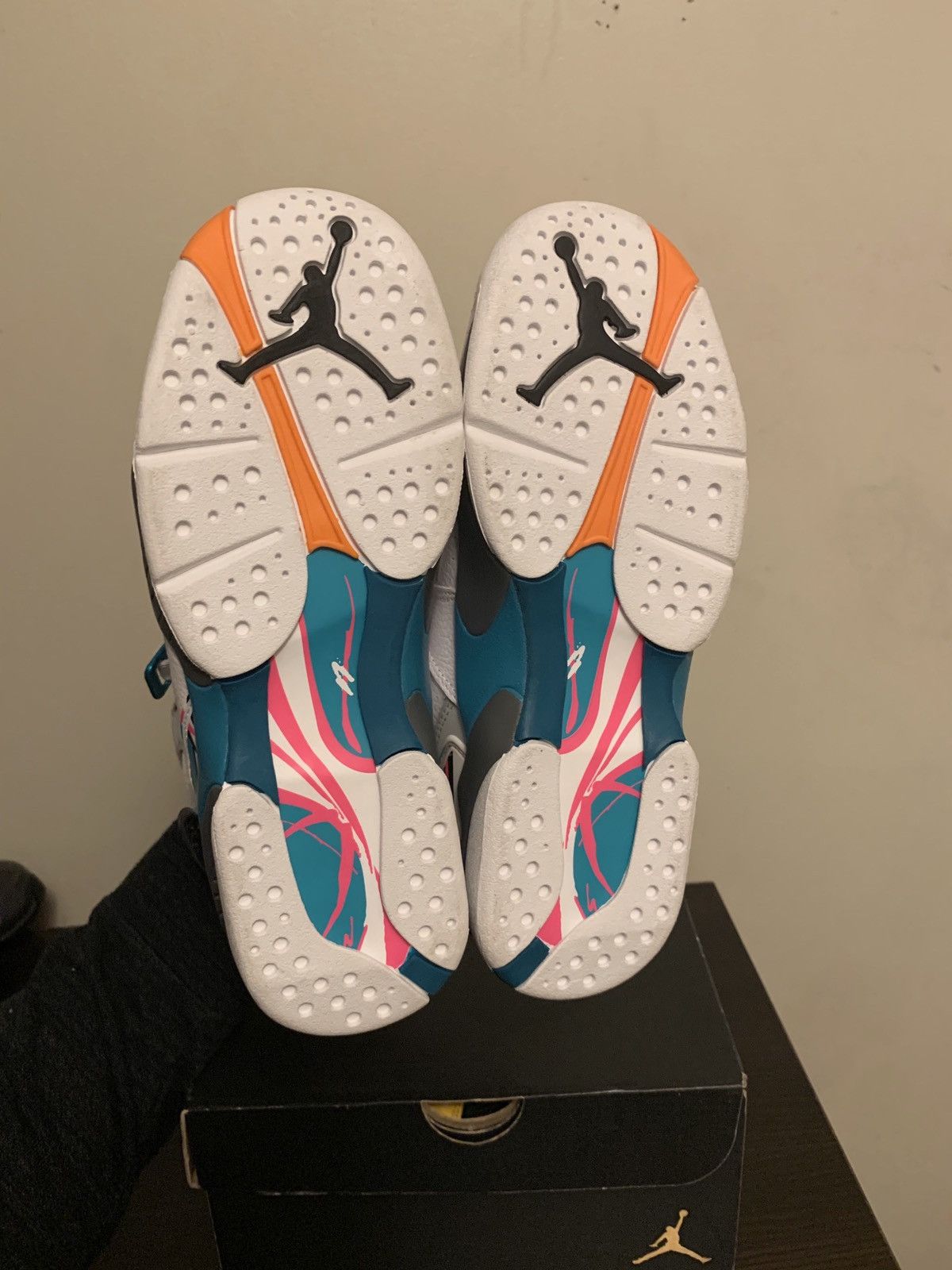 Jordan Brand × Nike Air Jordan 8 Retro GS South Beach Size US 5.5 / EU 38 - 6 Thumbnail