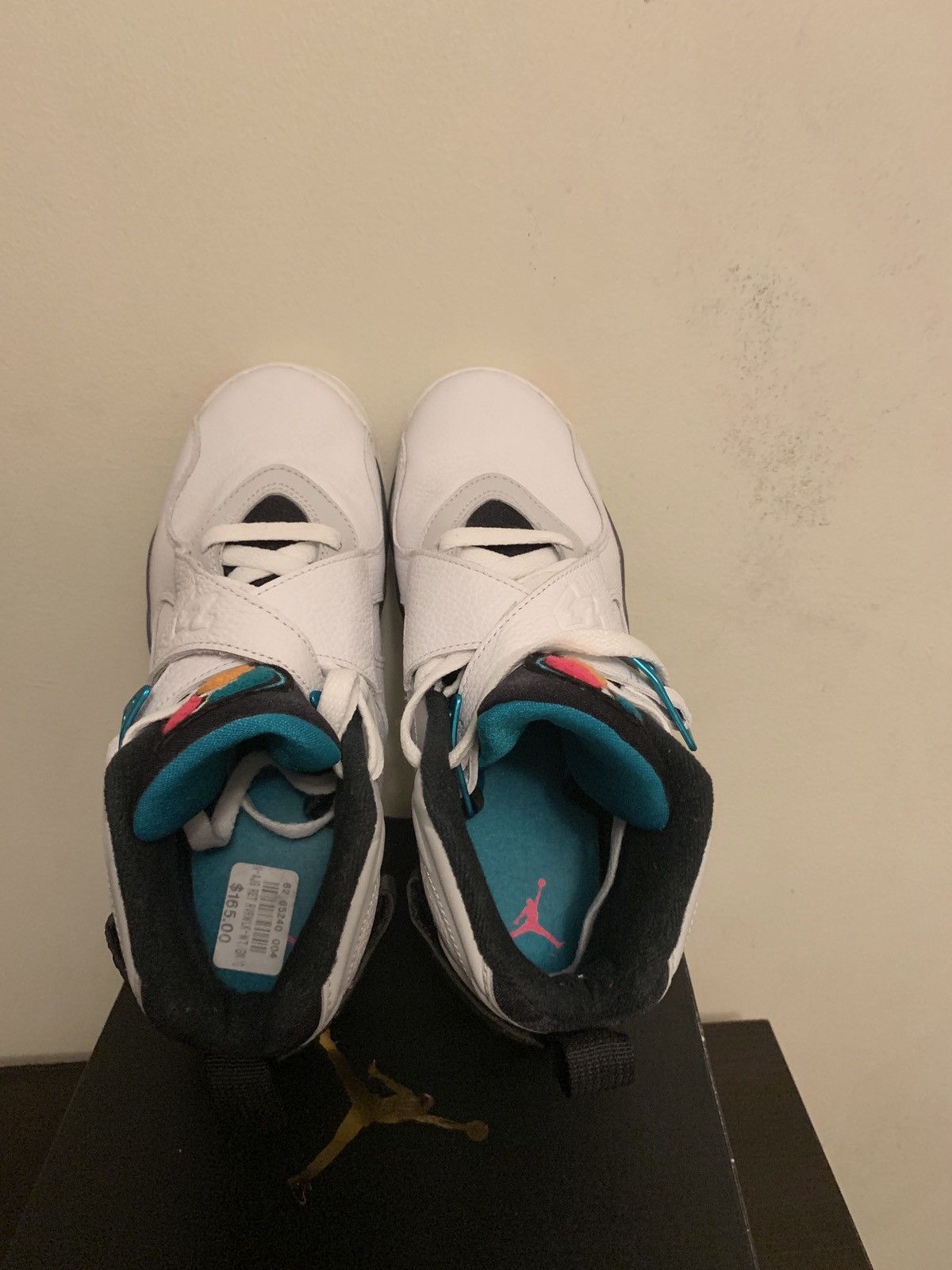 Jordan Brand × Nike Air Jordan 8 Retro GS South Beach Size US 5.5 / EU 38 - 3 Thumbnail