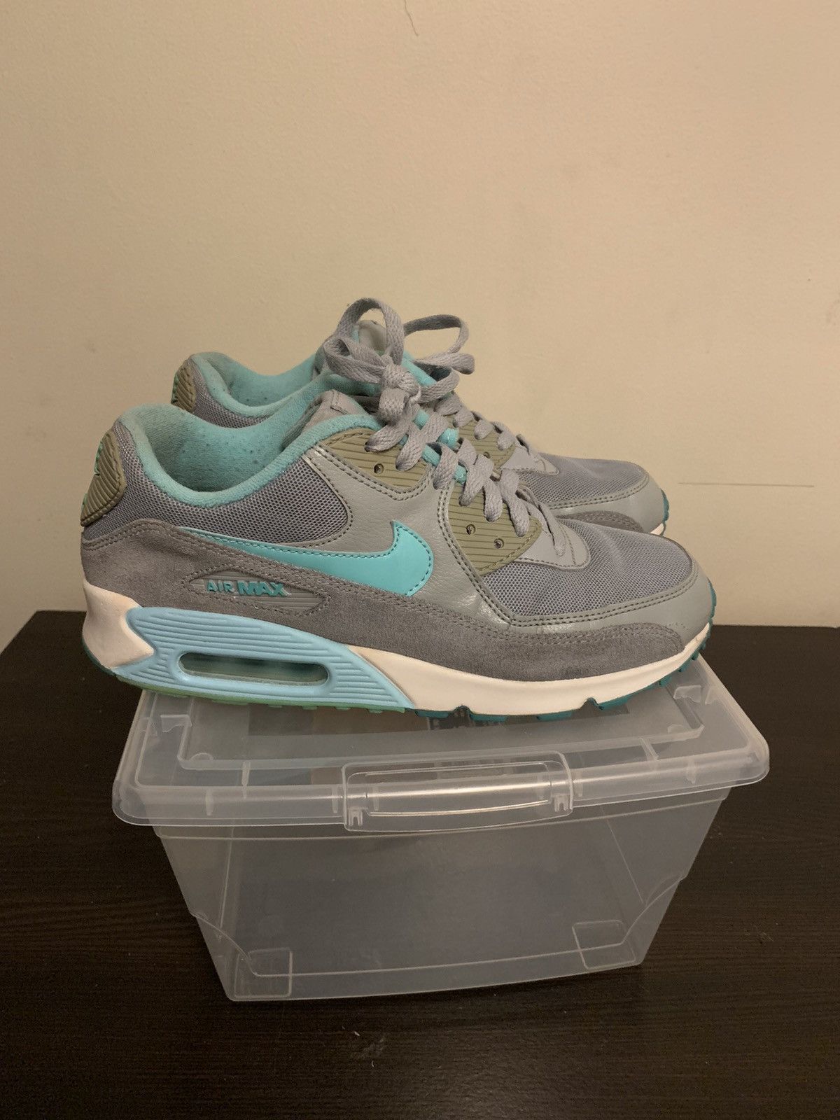 mens nike air max 90 essential grey
