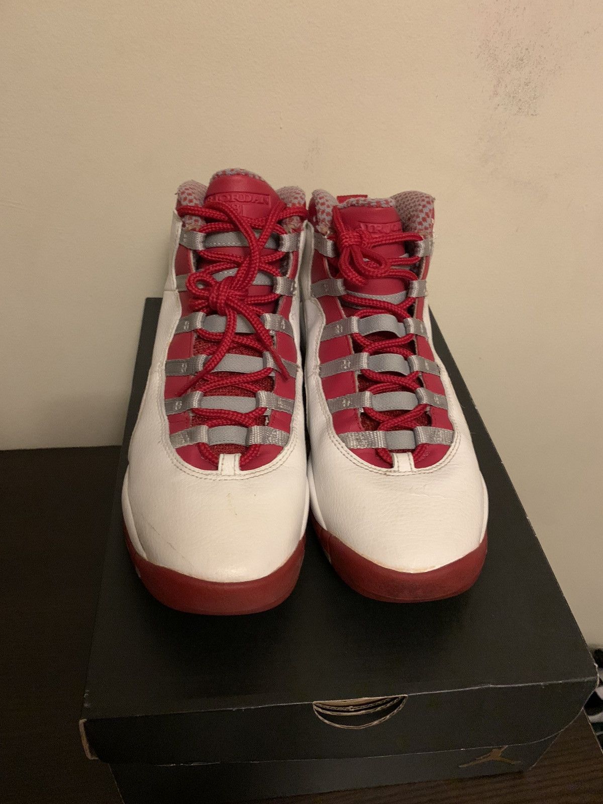 Jordan Brand × Nike Jordan 10 Red Steel 2005 Size US 6 / EU 39 - 3 Thumbnail